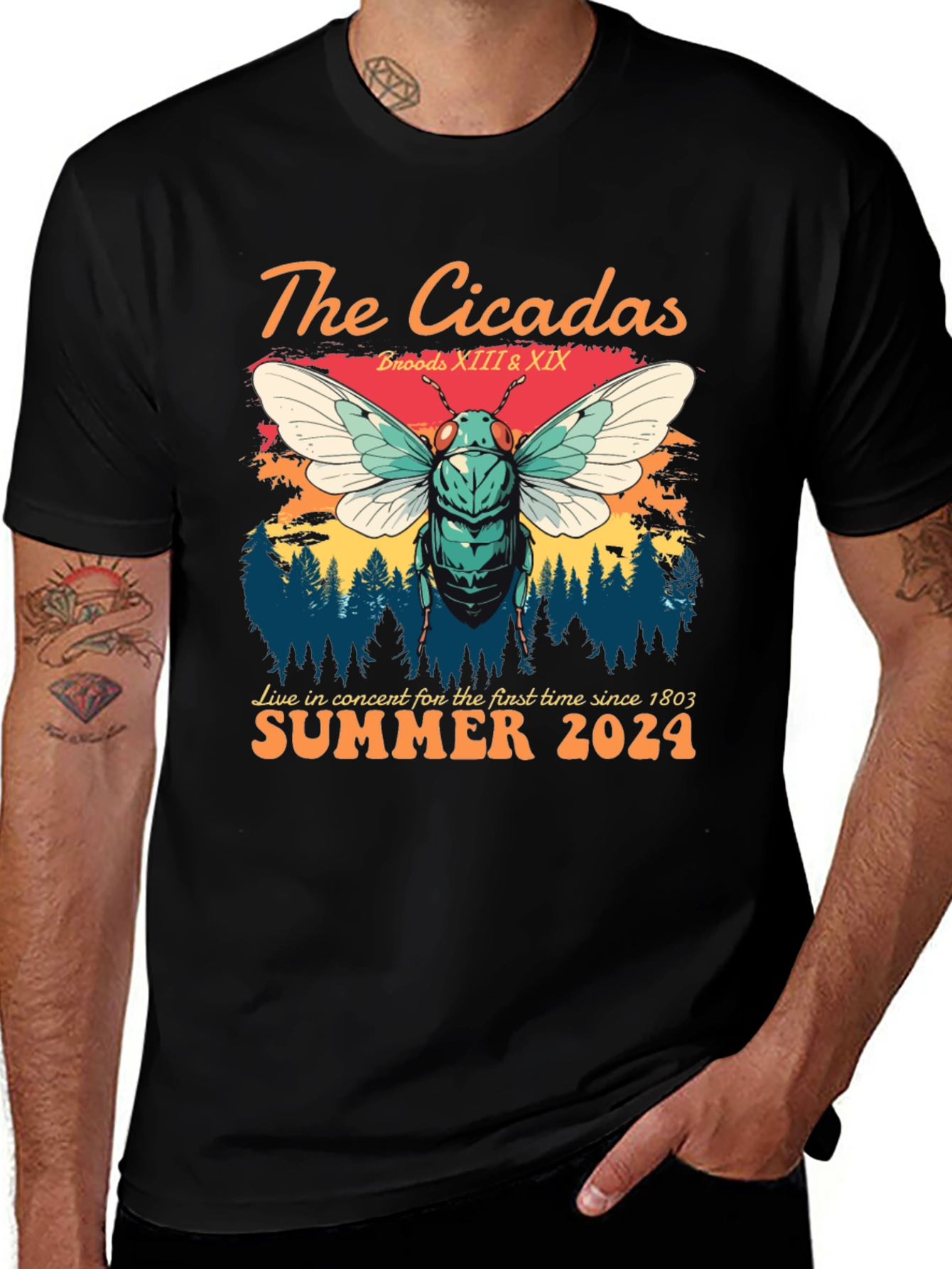 Cicada Brood Concert T-Shirt - Summer 2024
