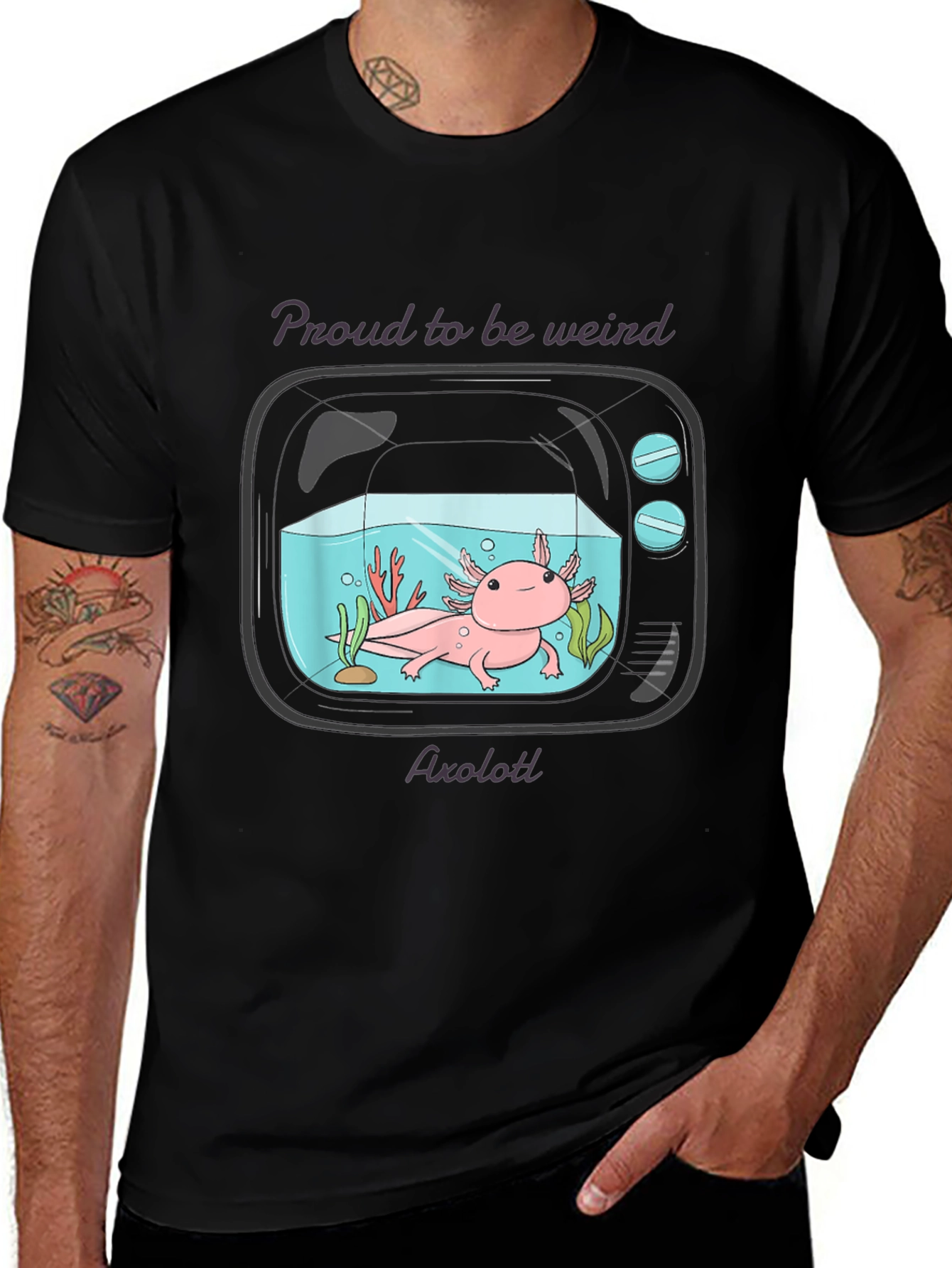 Variant 20 of Proud to be Weird Axolotl T-Shirt