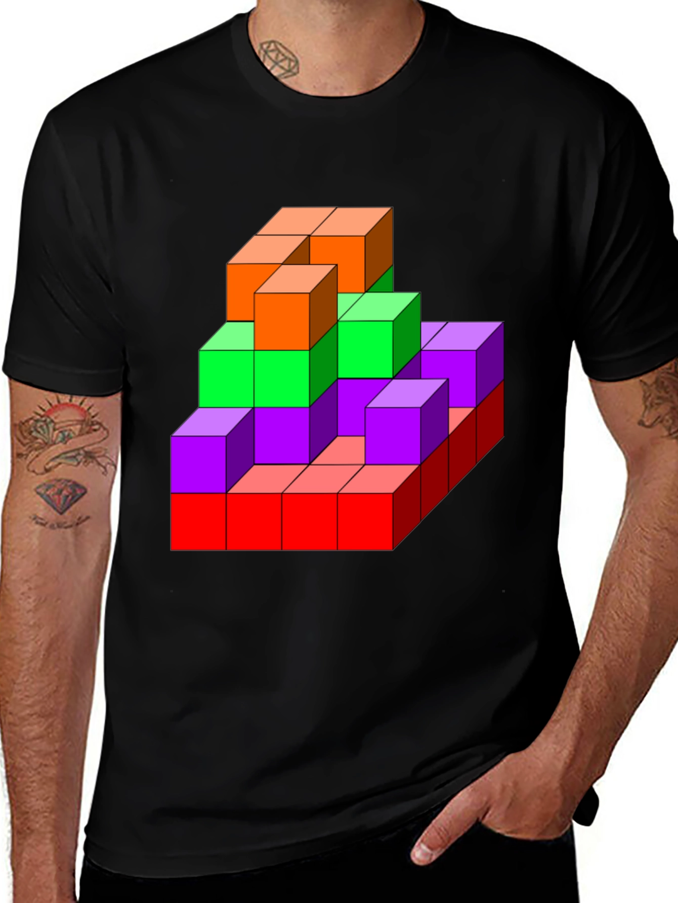 Colorful Cubes T-Shirt