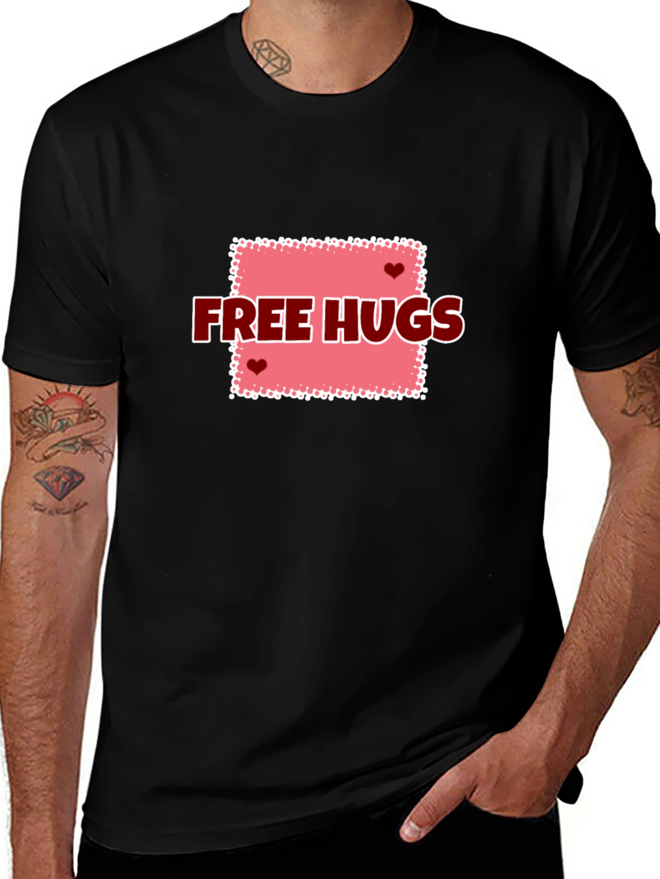 Free Hugs T-Shirt - Cute Valentine's Day Tee