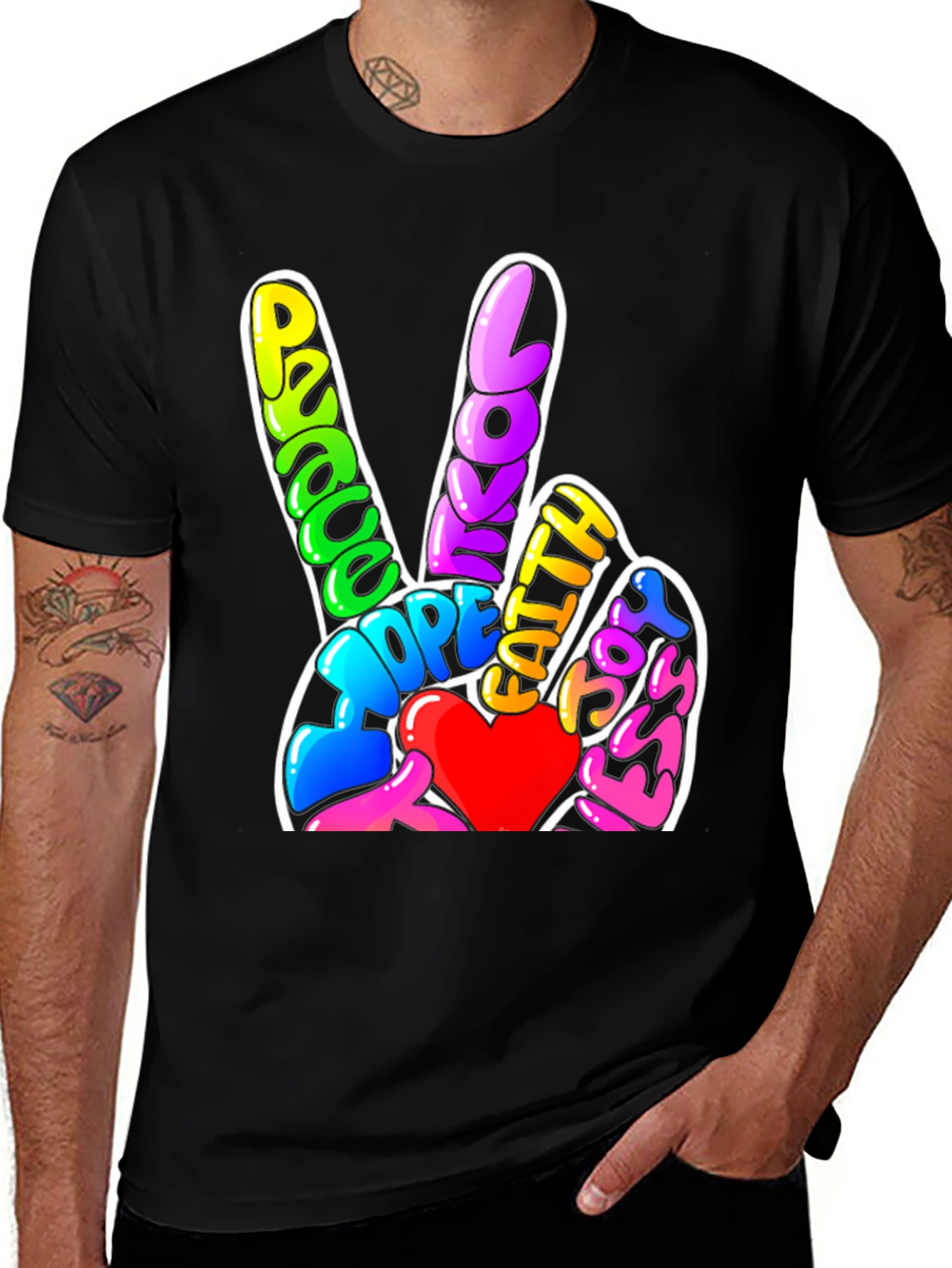 Peace Love Faith Hope Joy T-Shirt