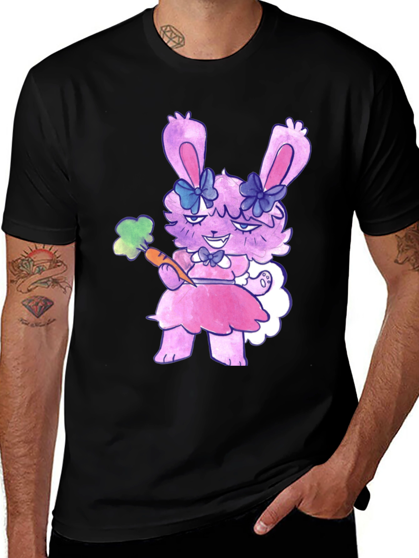 Variant 20 of Bunny Cartoon Graphic T-Shirt