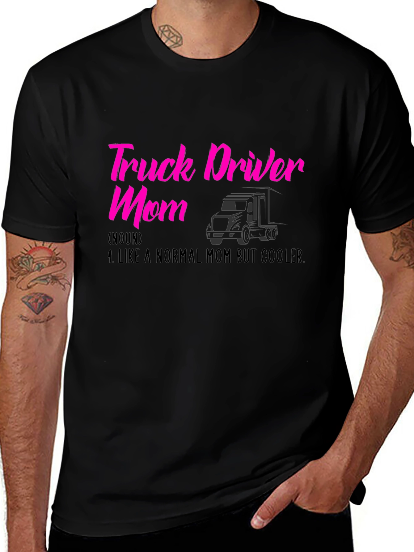 Variant 10 of Truck Driver Mom T-Shirt
