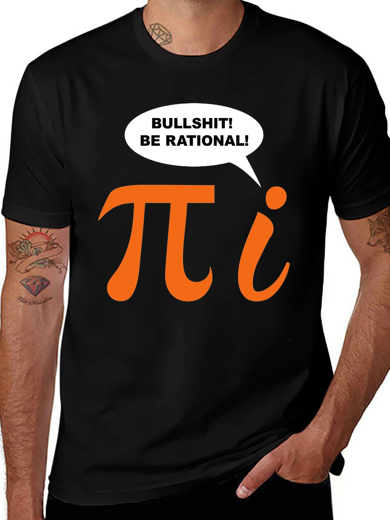 Pi i Be Rational T-Shirt - Funny Math Tee