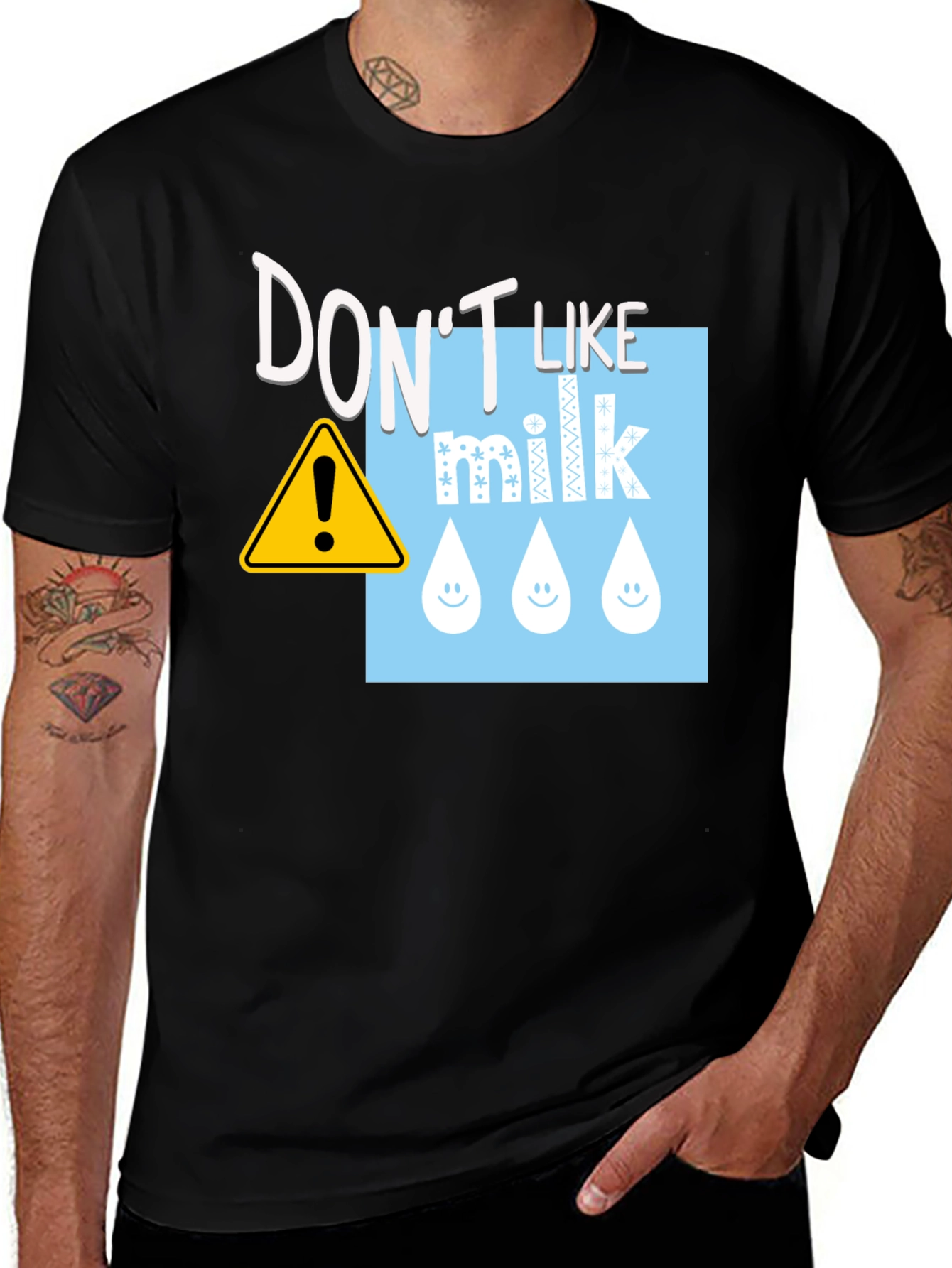 Don't Like Milk T-Shirt - Funny Dairy Allergy Tee