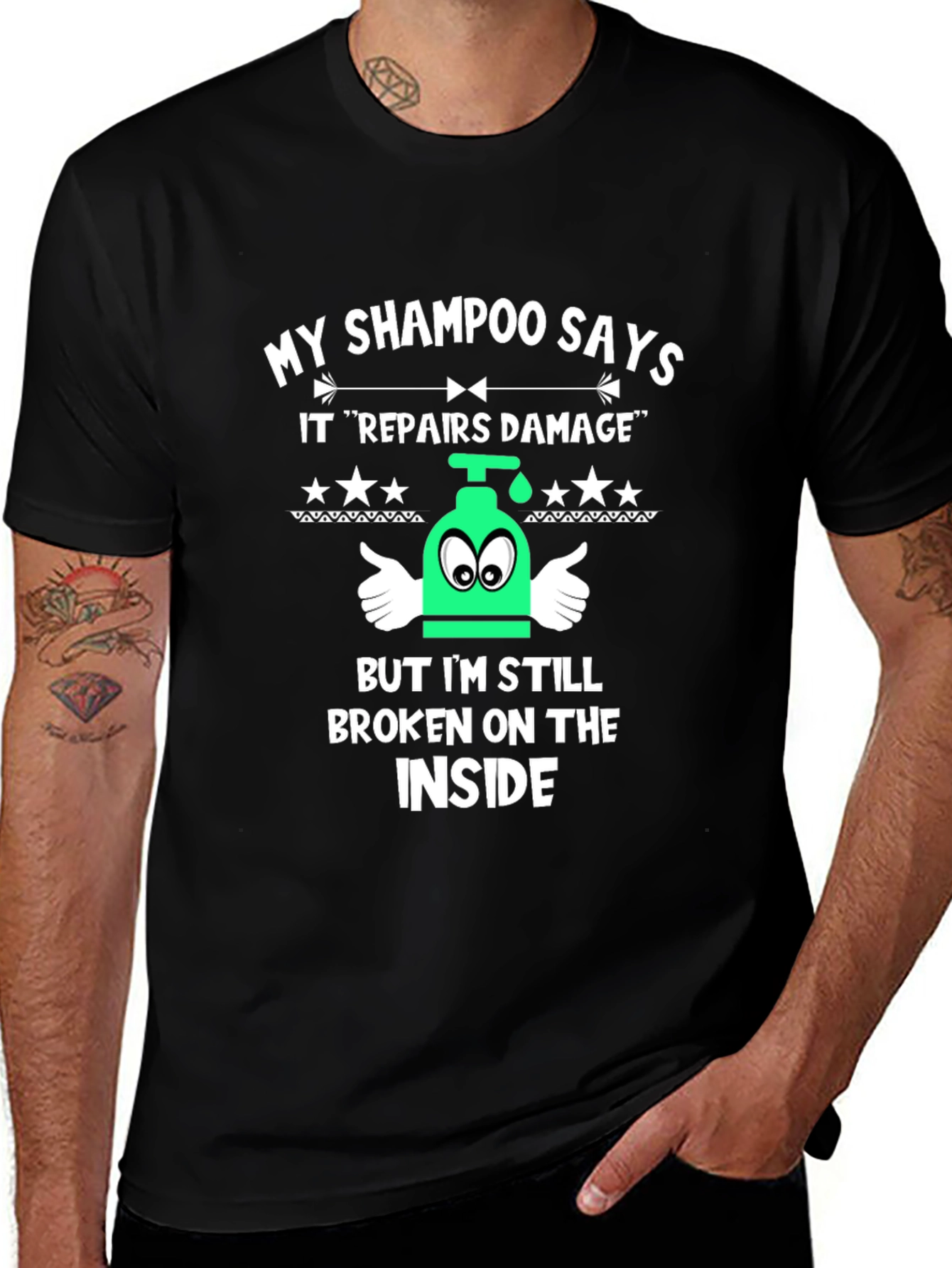 Variant 22 of Humorous Shampoo T-Shirt