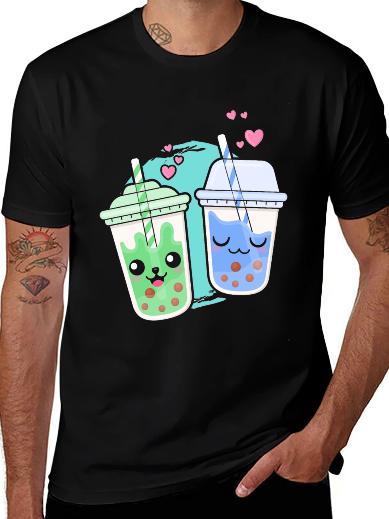 Variant 26 of Kawaii Bubble Tea Graphic Tee
