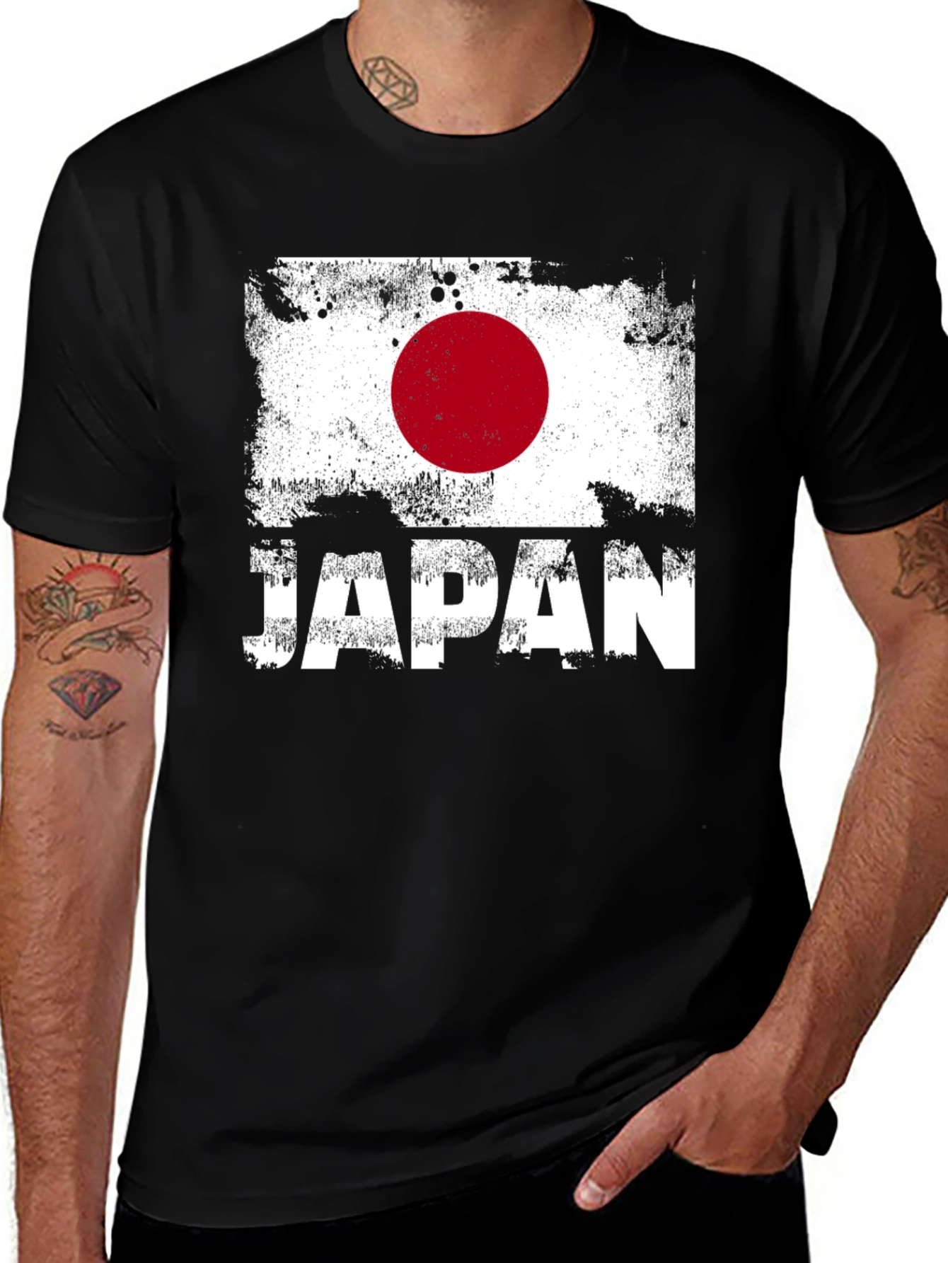 Japan Flag Graphic T-Shirt