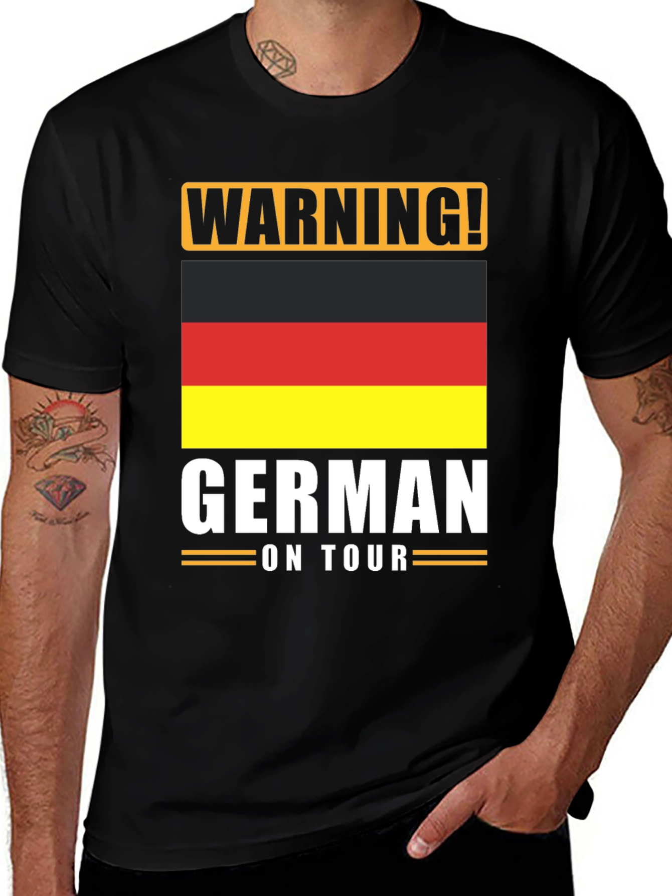 German On Tour Novelty T-Shirt