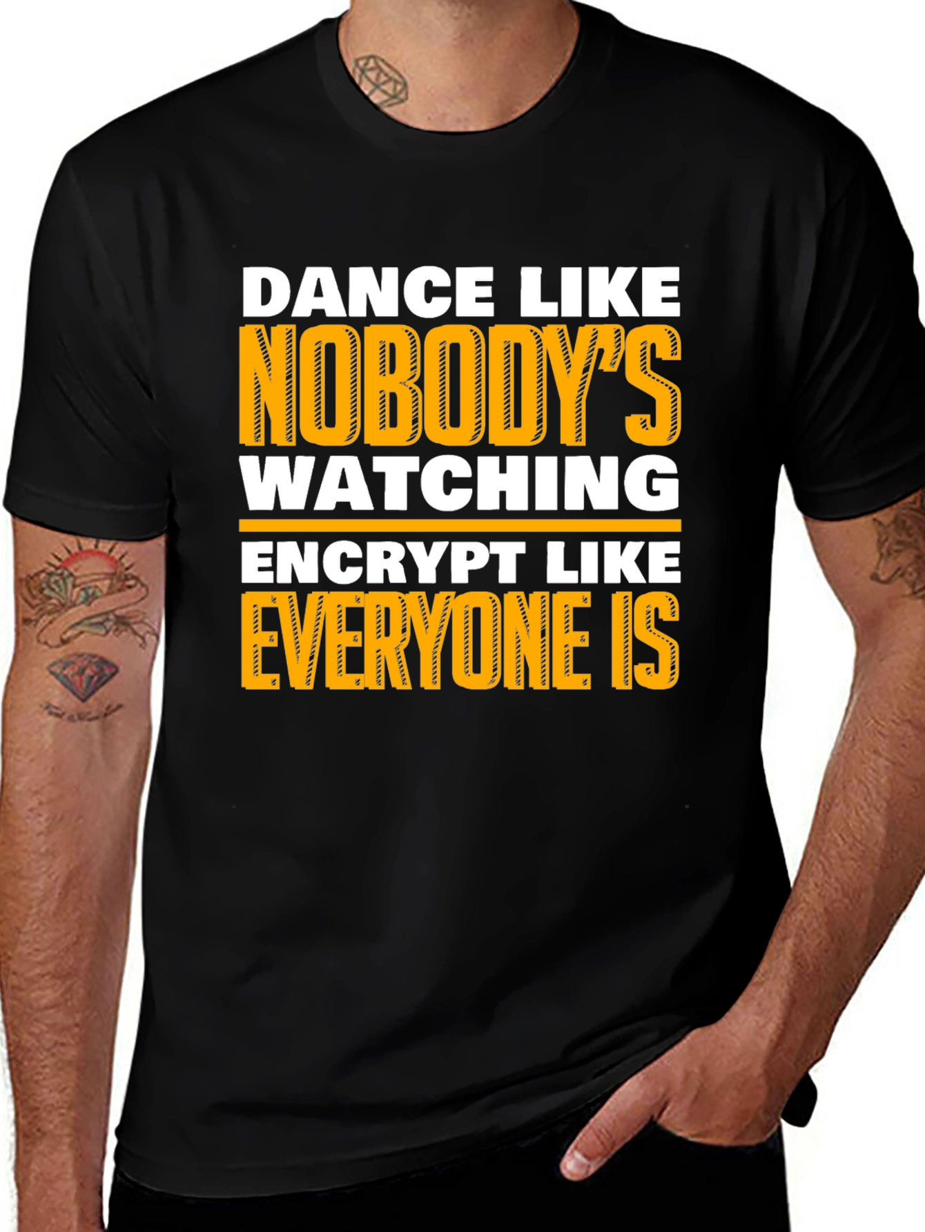 Variant 10 of Dance Like Nobody's Watching Graphic T-Shirt