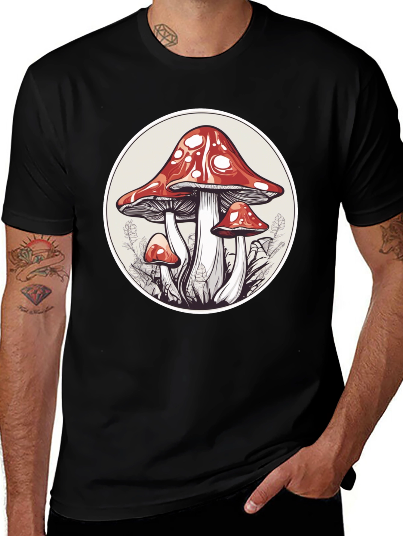 Variant 6 of Mushroom T-Shirt - Funky Fungi Tee