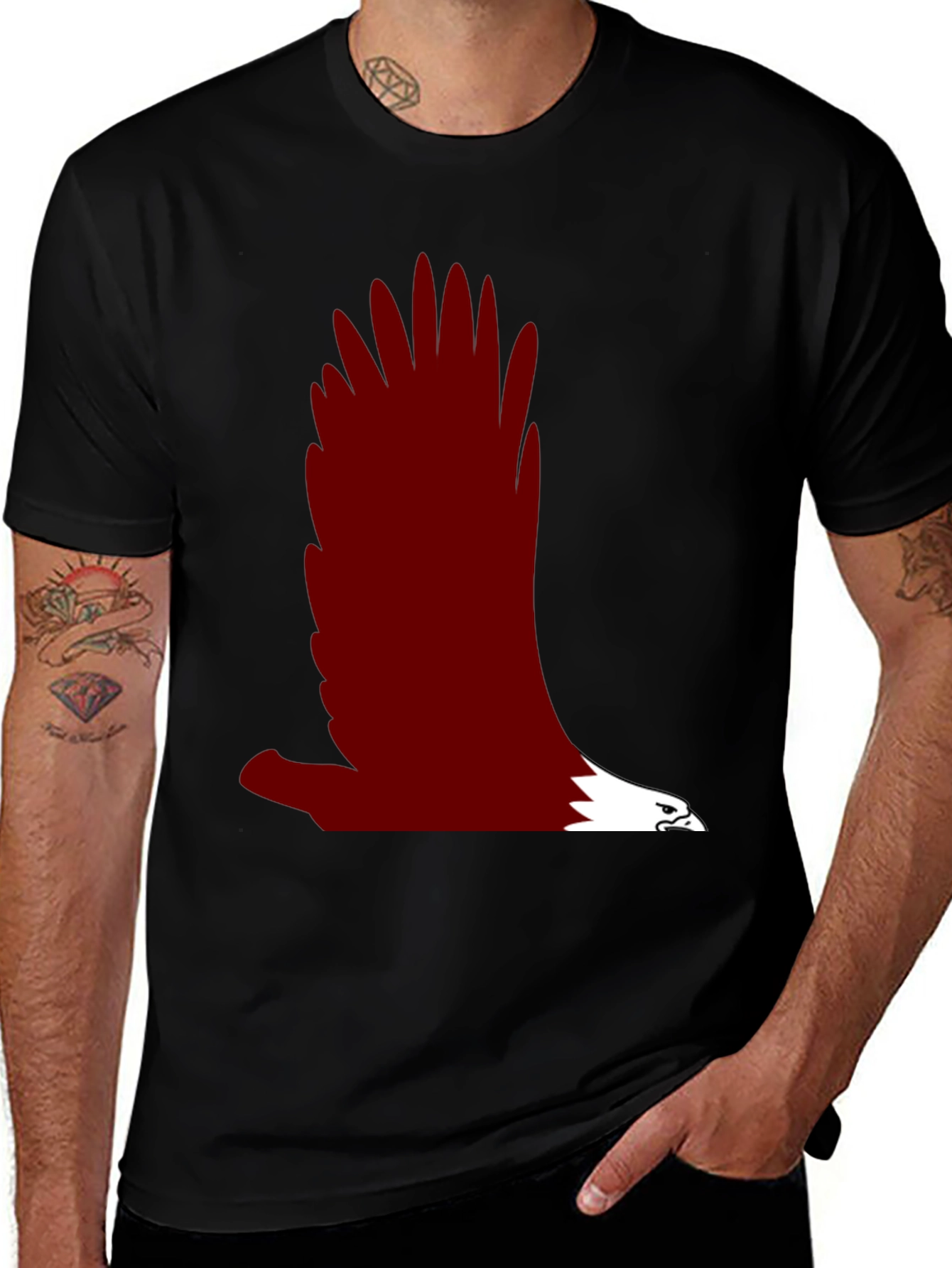 Variant 28 of Eagle Graphic Tee - Bold Statement Shirt