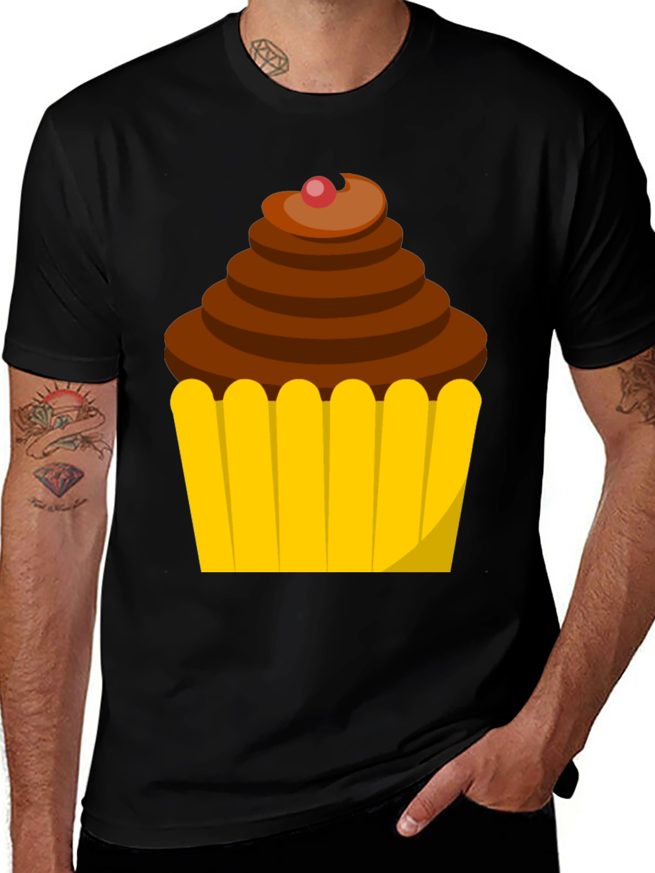 Variant 24 of Cupcake Graphic Tee - Sweet Tooth T-Shirt