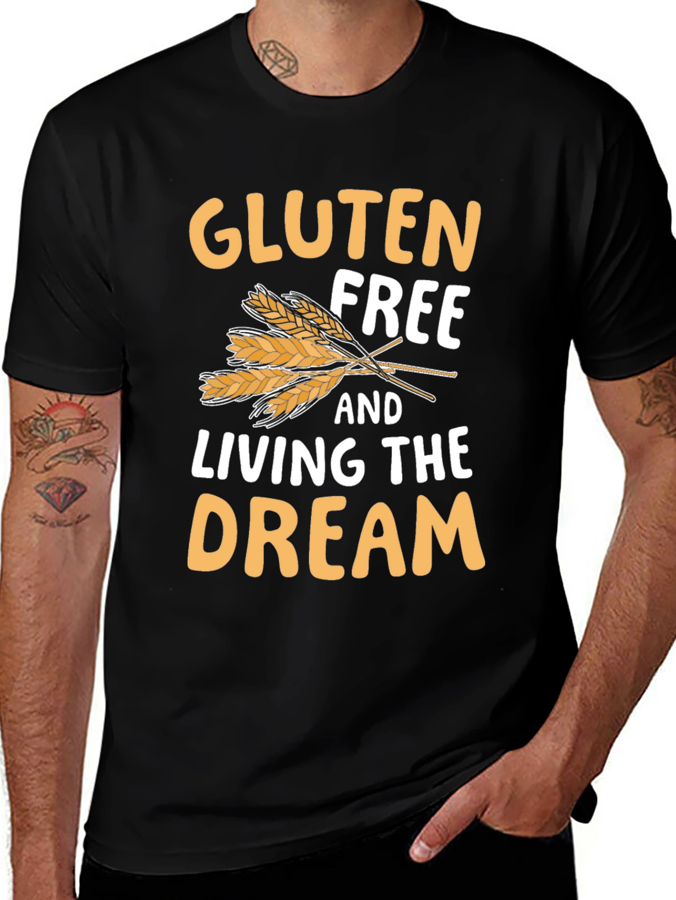 Variant 22 of Gluten Free Living the Dream Graphic Tee