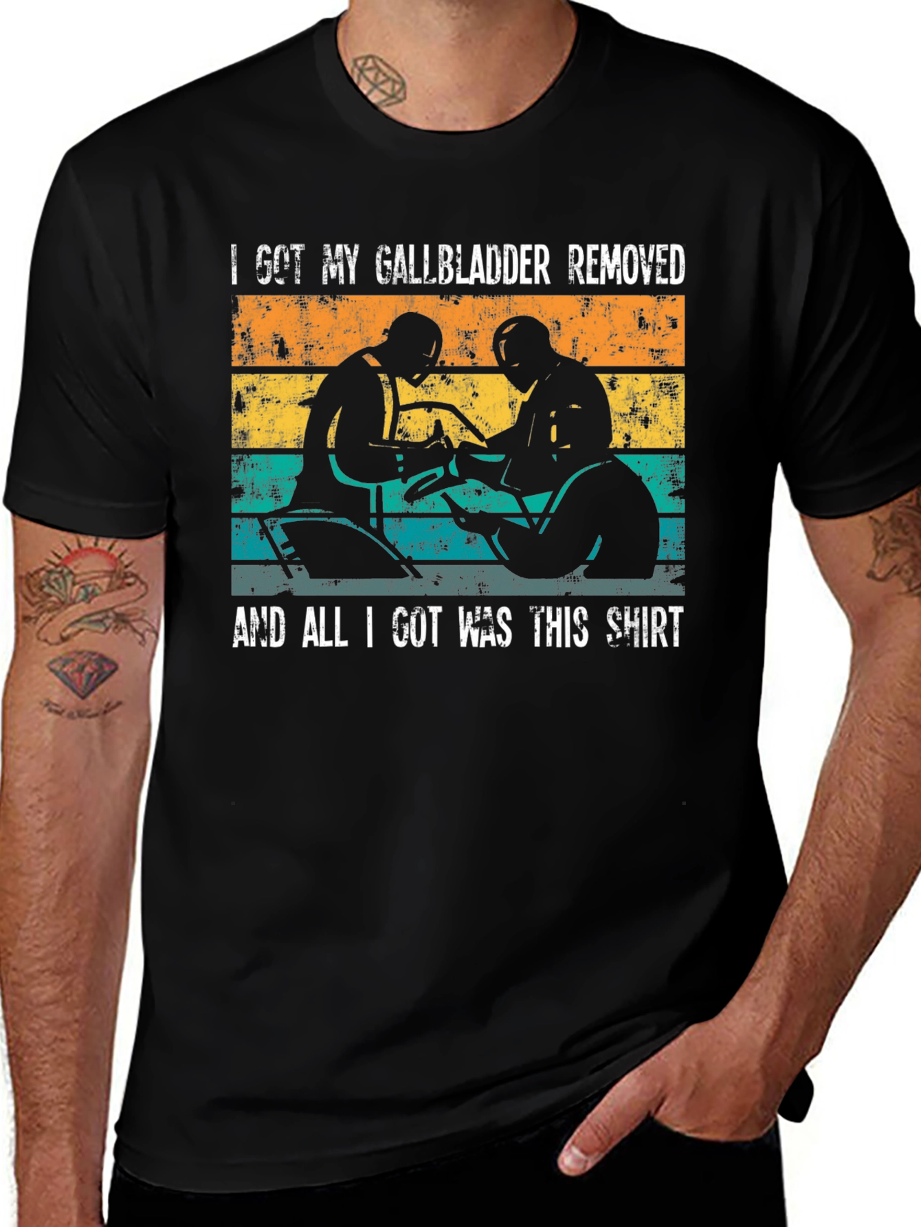 Variant 23 of Gallbladder Removed Funny T-Shirt