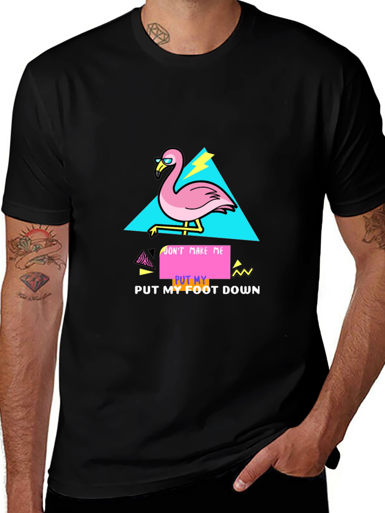 Variant 6 of Funny Flamingo T-Shirt - Don't Make Me!