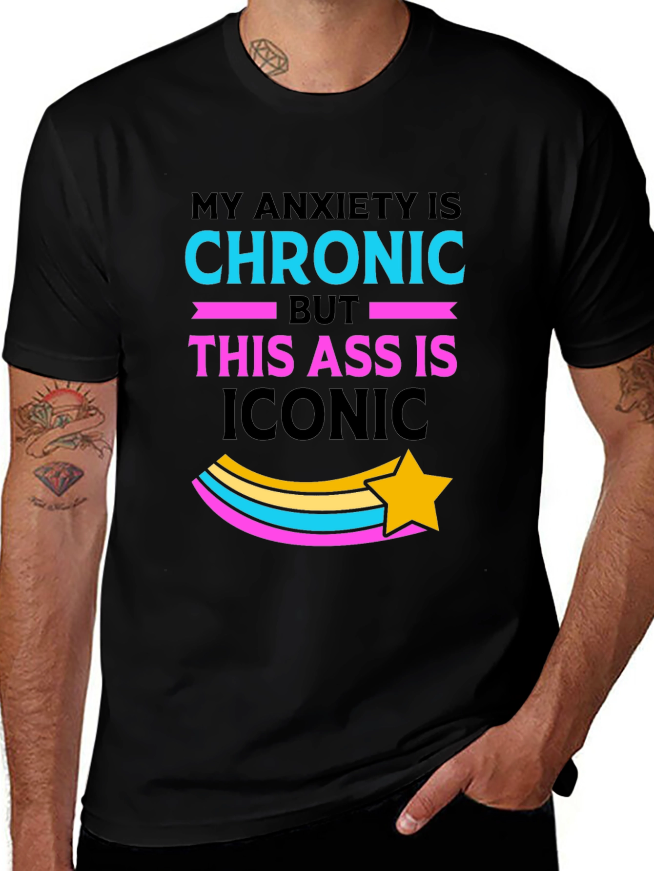 Variant 21 of My Anxiety Is Chronic T-Shirt
