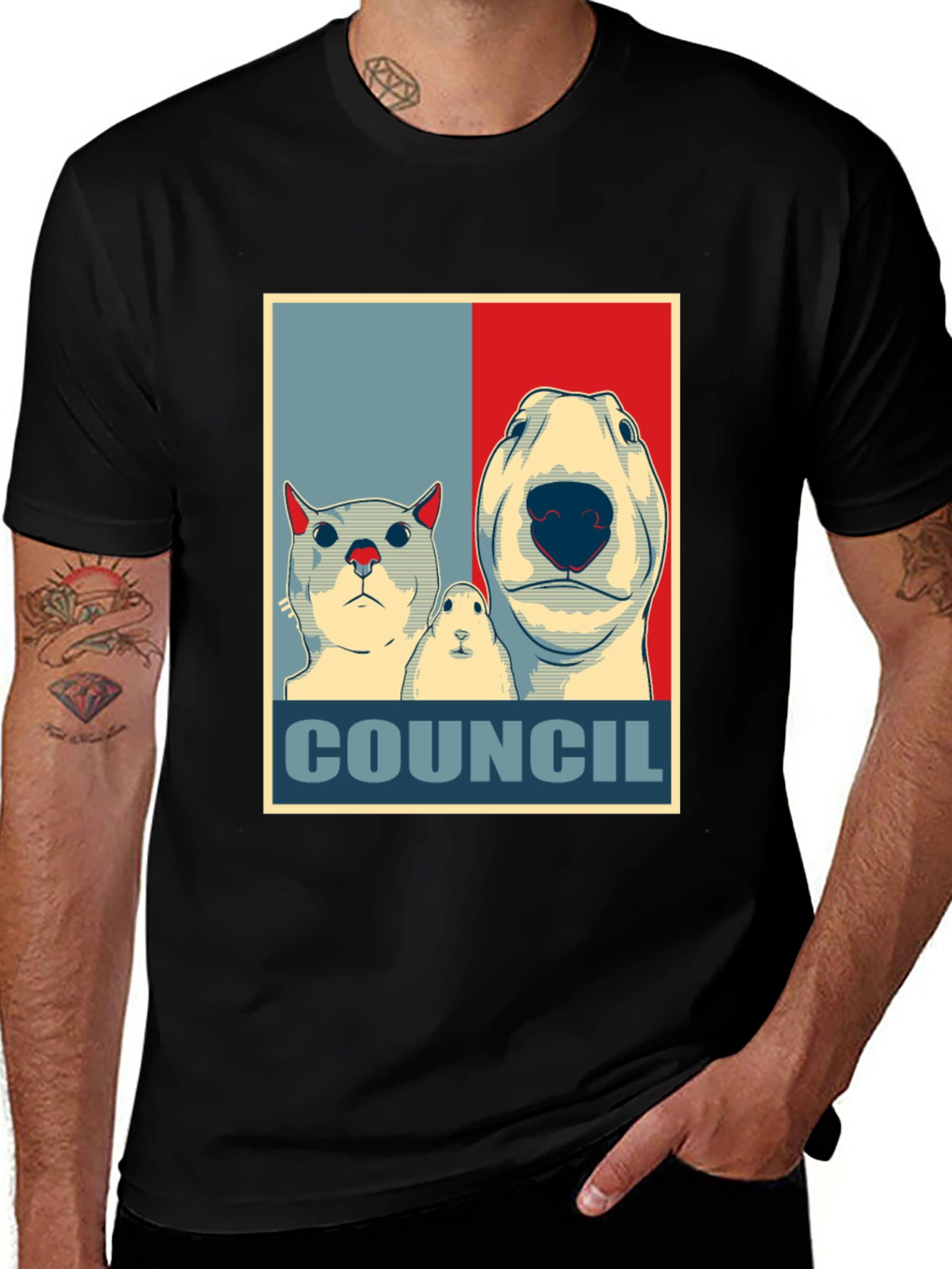 Variant 29 of Council Meme T-Shirt - Funny Animal Design