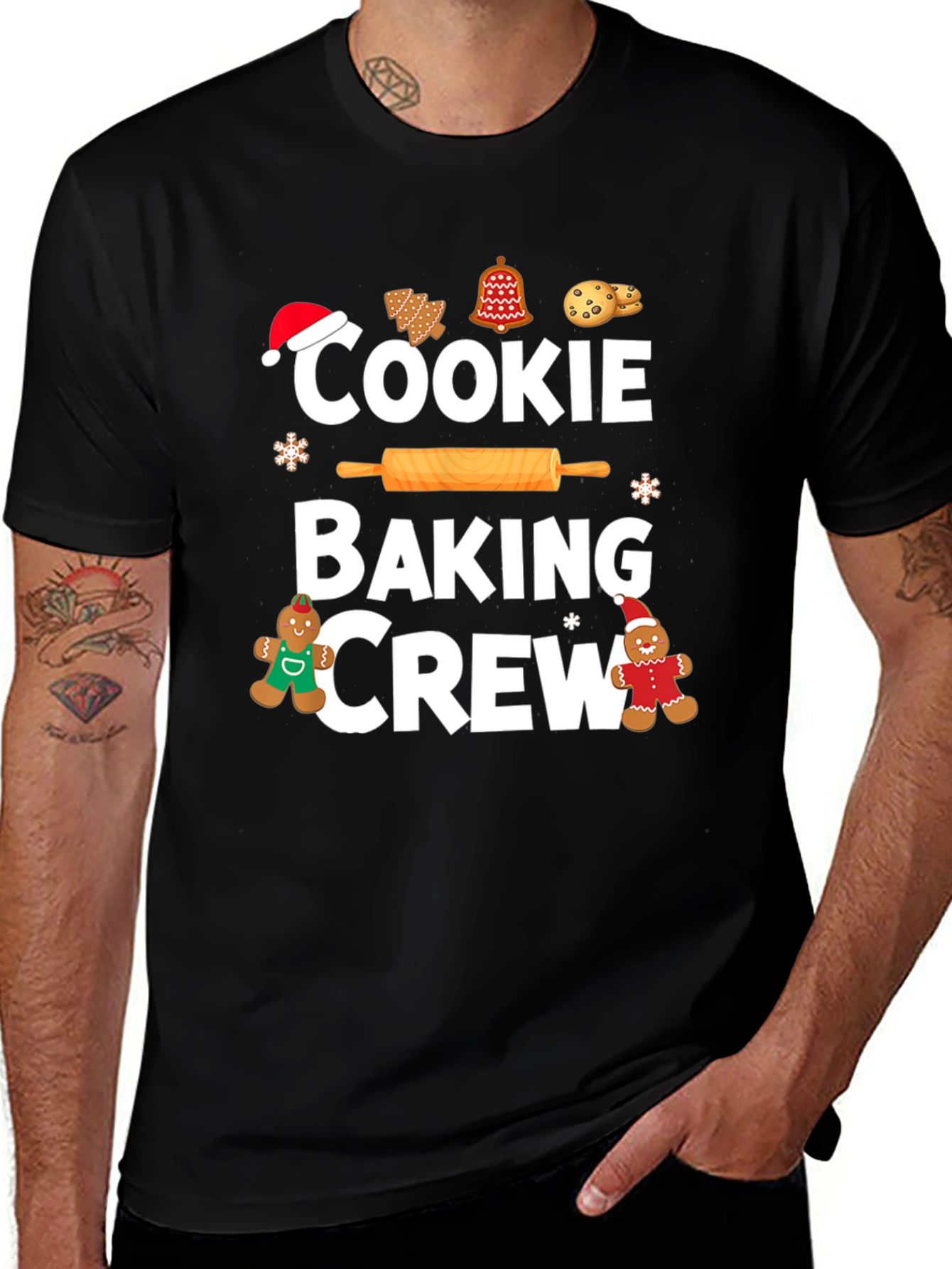 Cookie Baking Crew Christmas T-Shirt