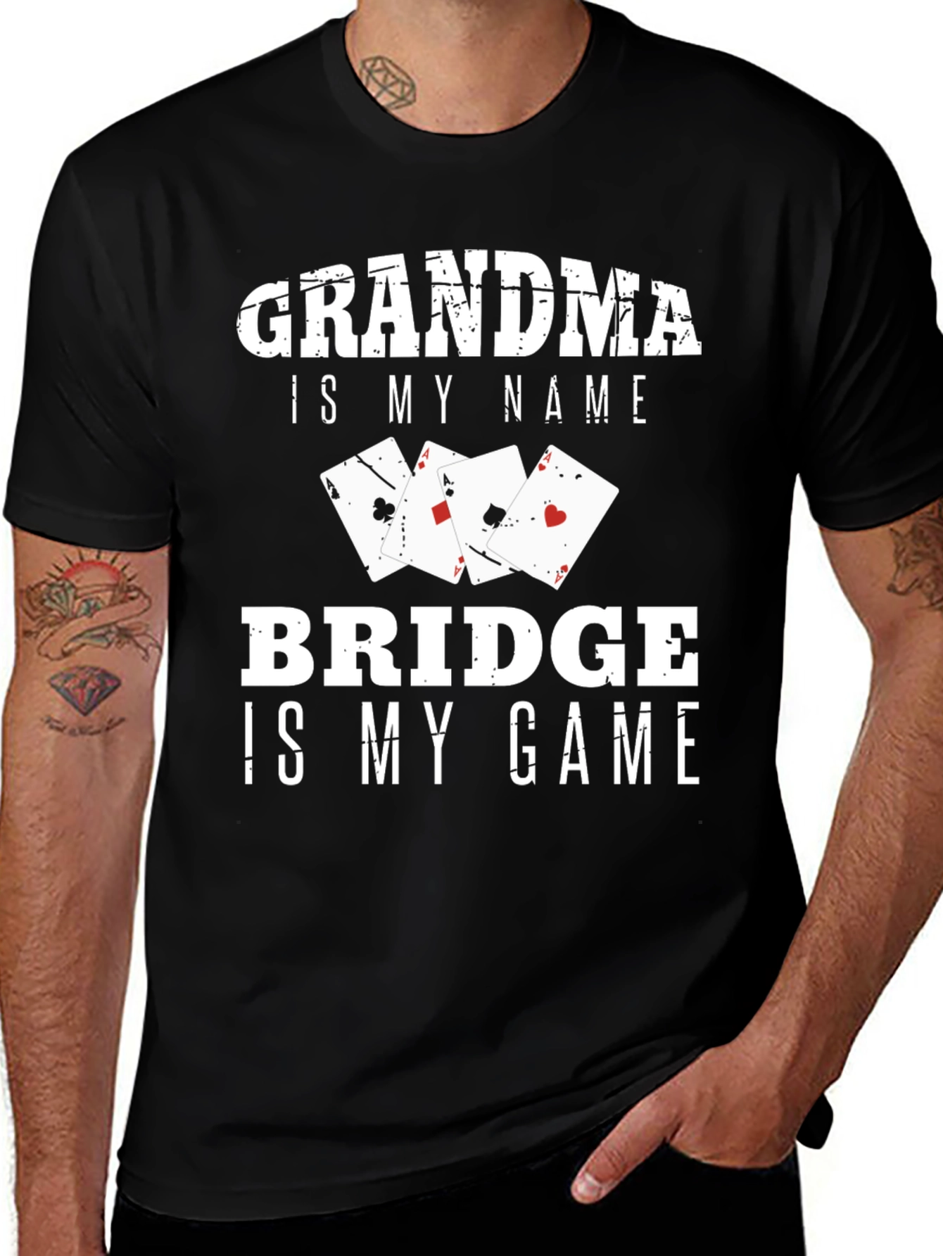 Variant 28 of Grandma Bridge Player T-Shirt