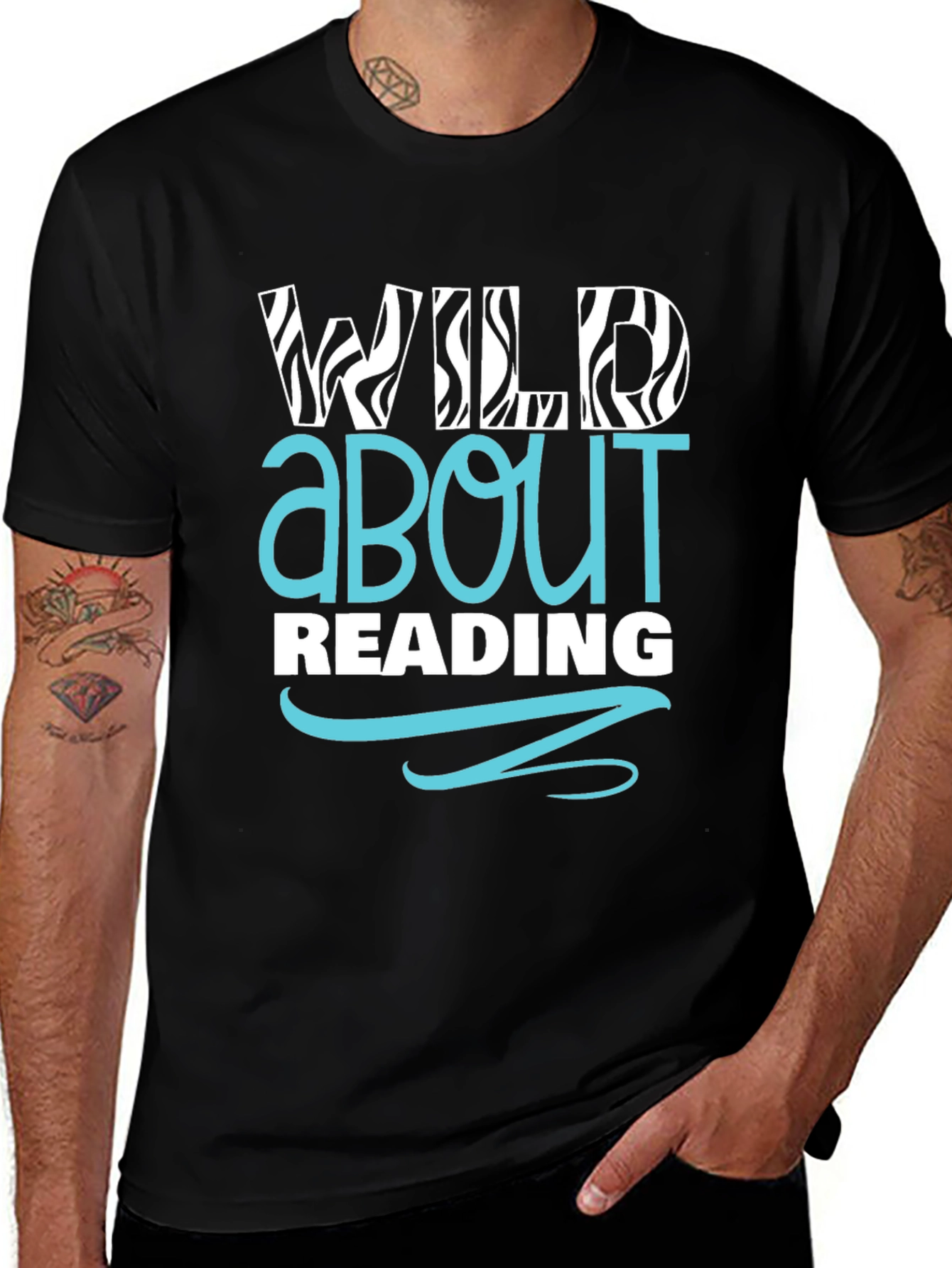 Variant 29 of Wild About Reading Graphic Tee - Unisex