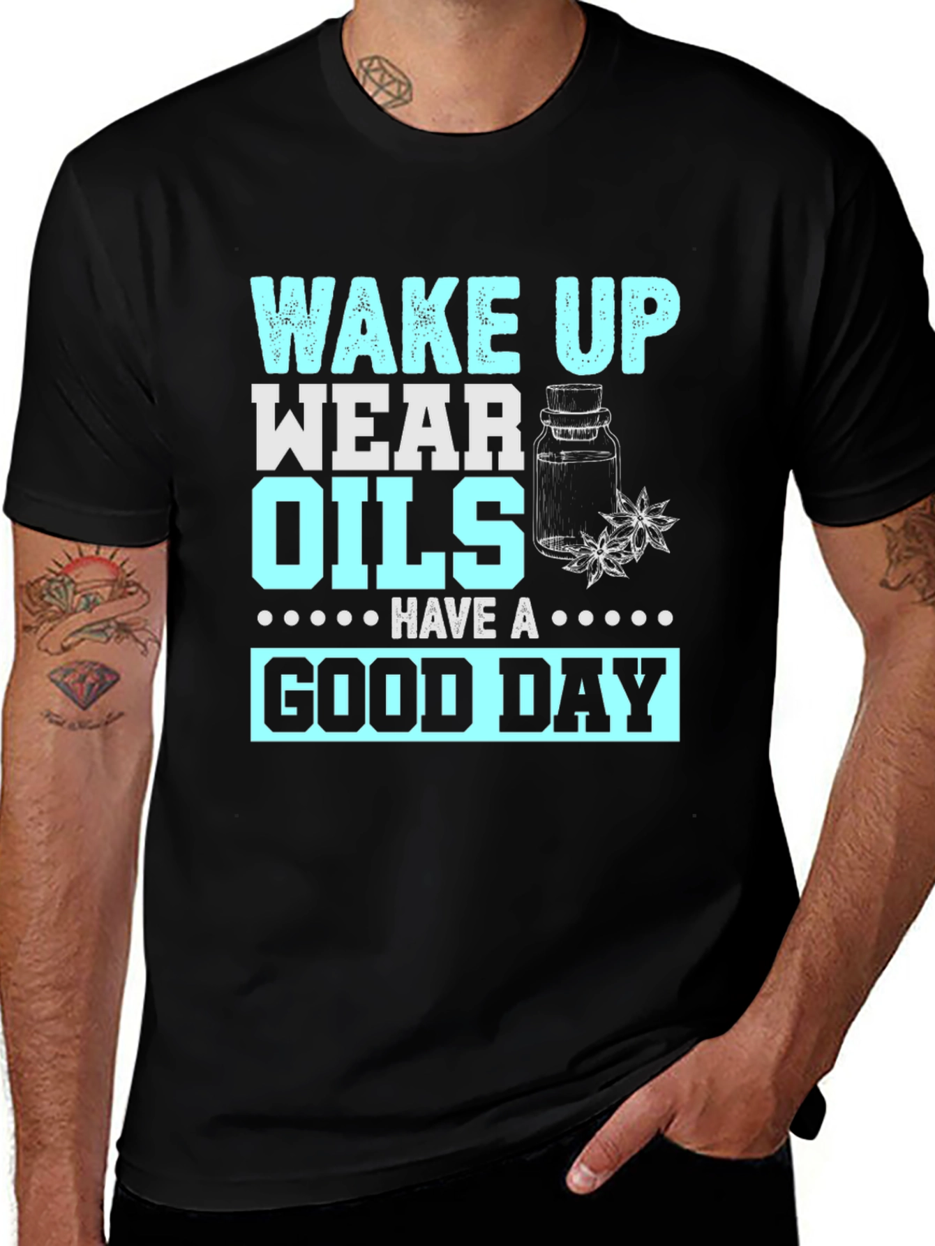 Wake Up Wear Oils T-Shirt