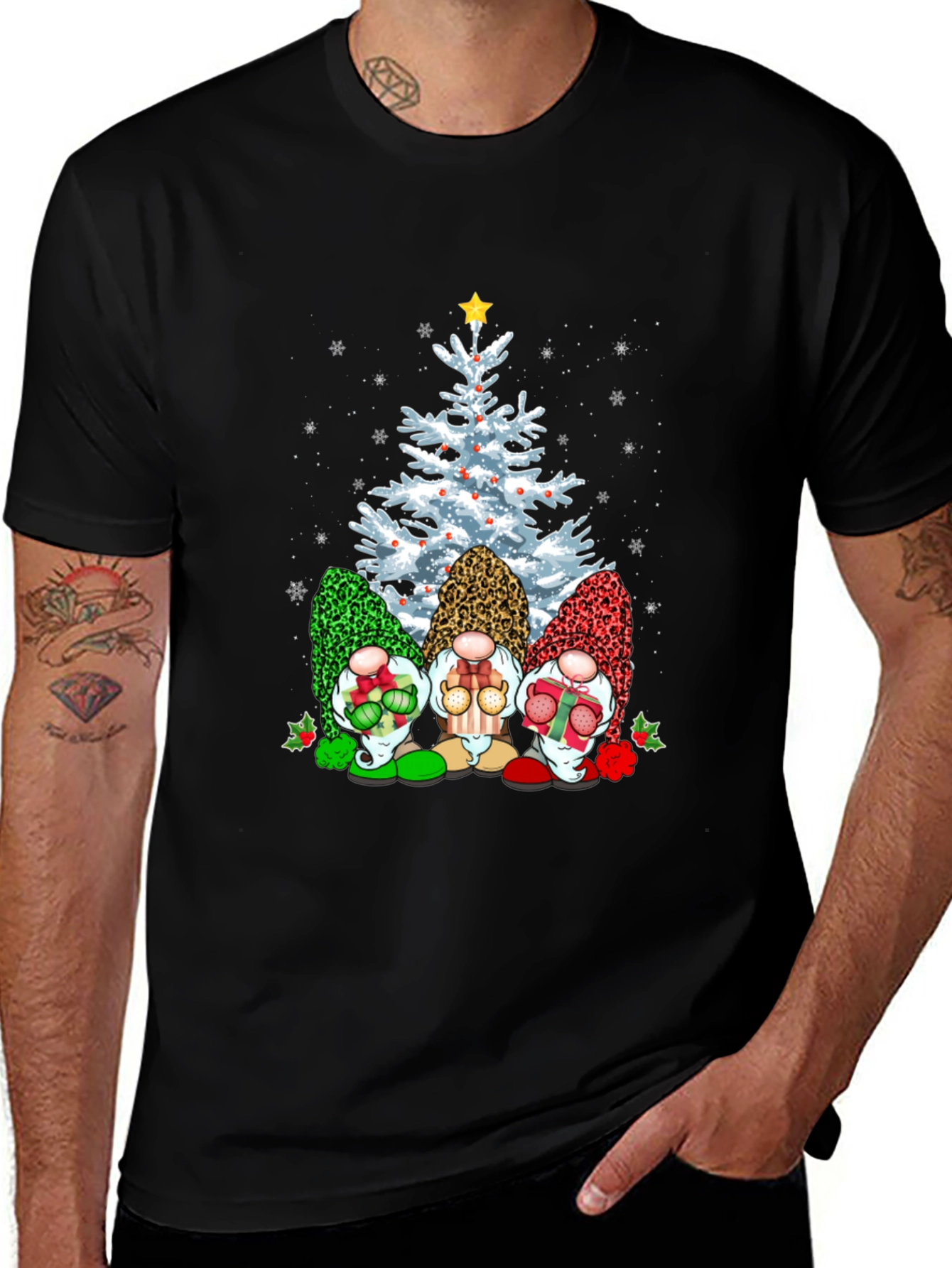 Gnome Christmas T-Shirt - Holiday Festive Tee