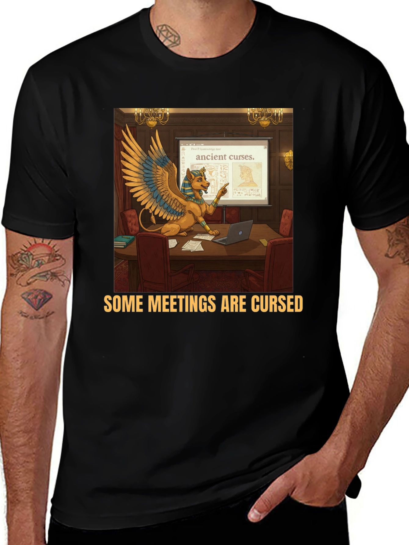 Variant 23 of Some Meetings Are Cursed Funny T-Shirt