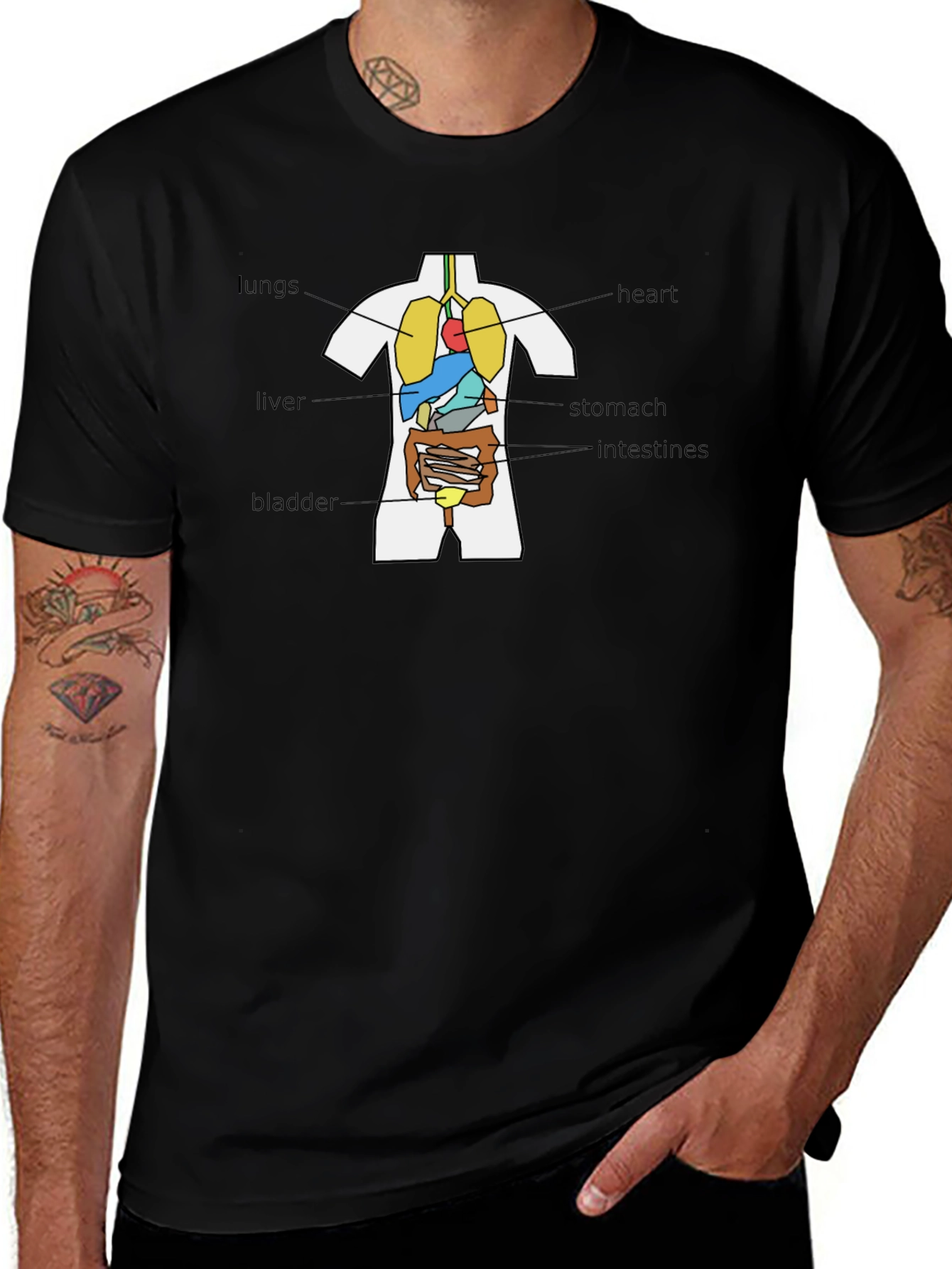 Anatomy Graphic T-Shirt
