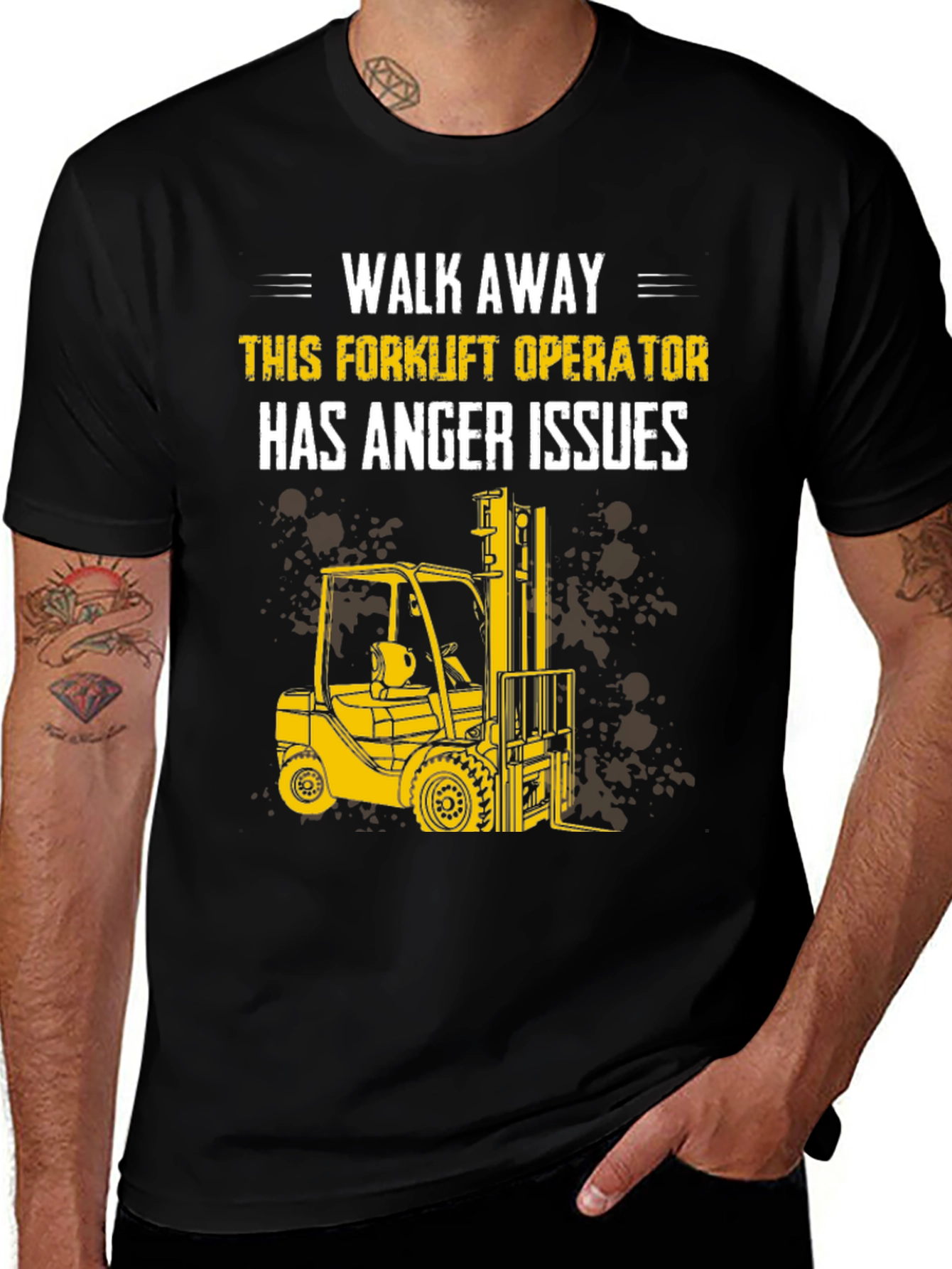 Walk Away Forklift Operator T-Shirt - Humor