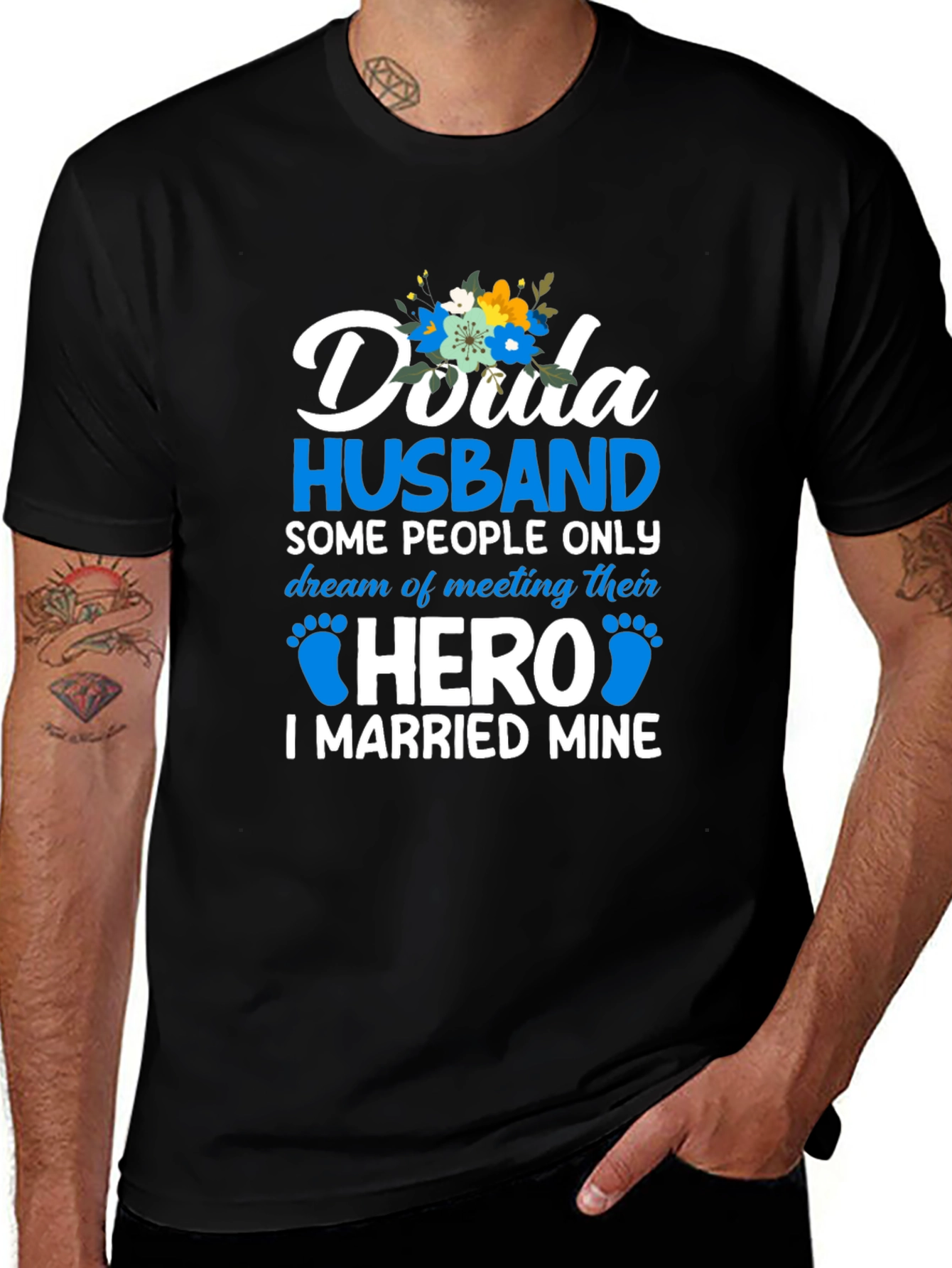 Doula Husband Hero T-Shirt
