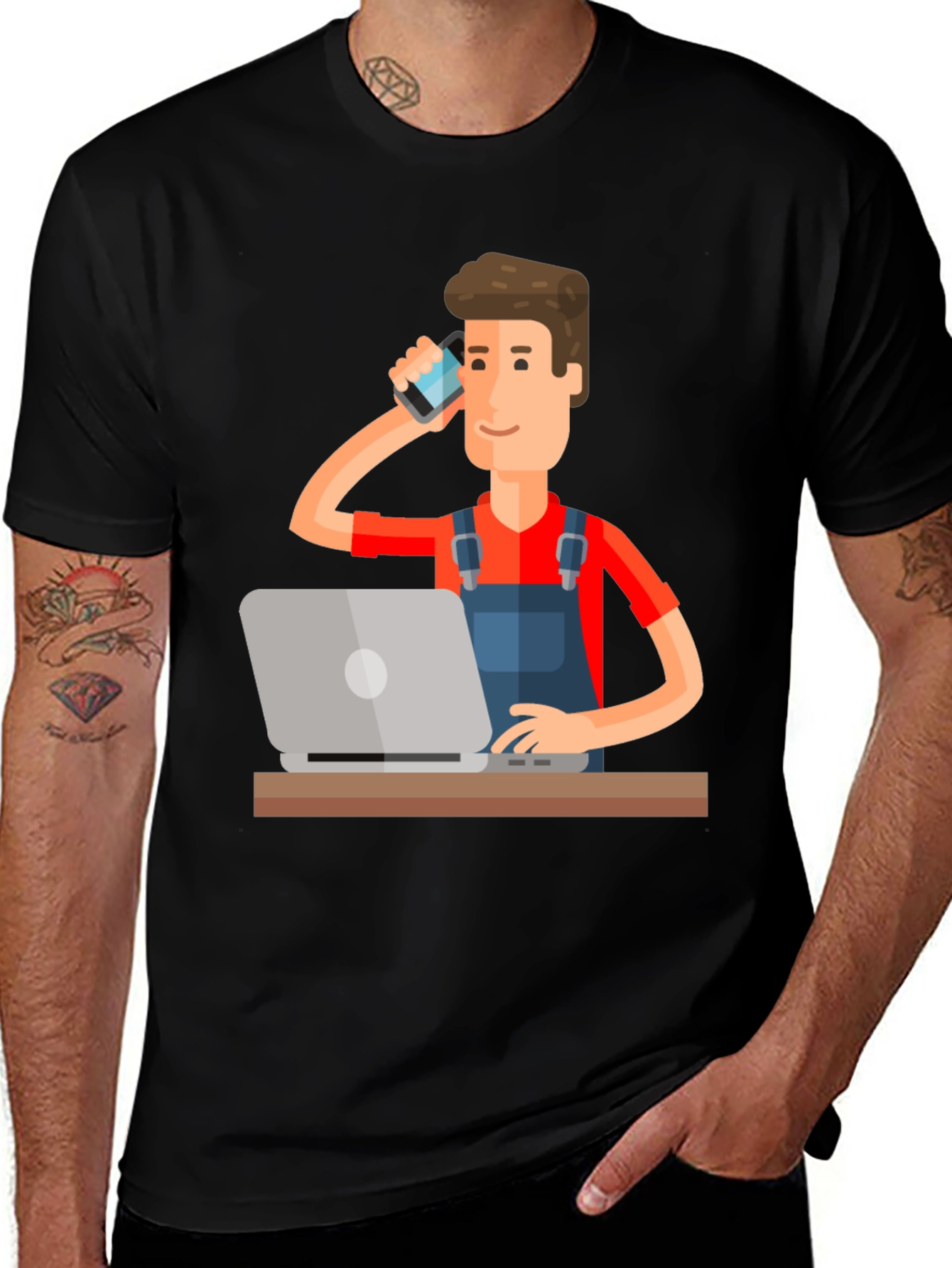 Tech Worker Graphic T-Shirt