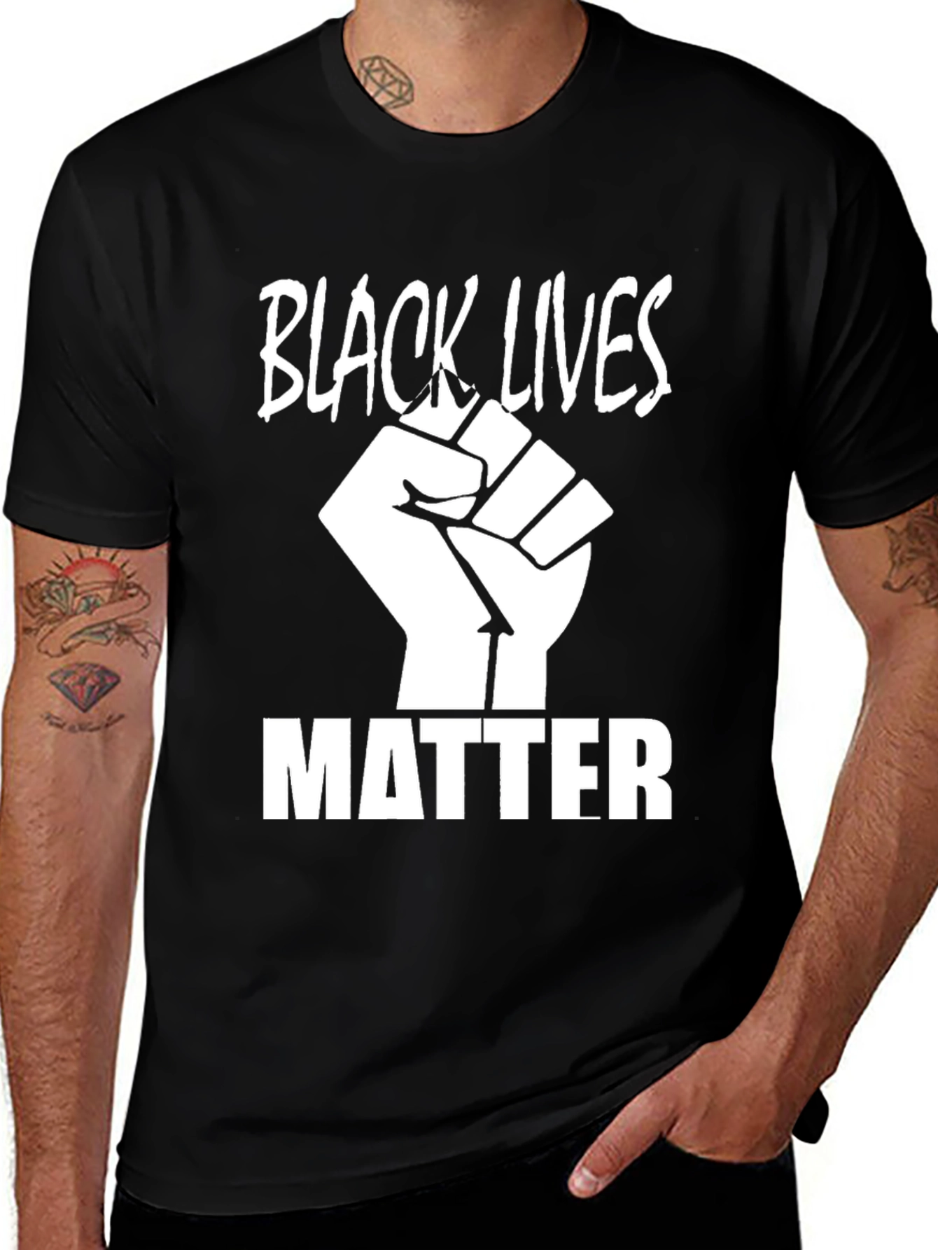 Variant 8 of Black Lives Matter Graphic T-Shirt