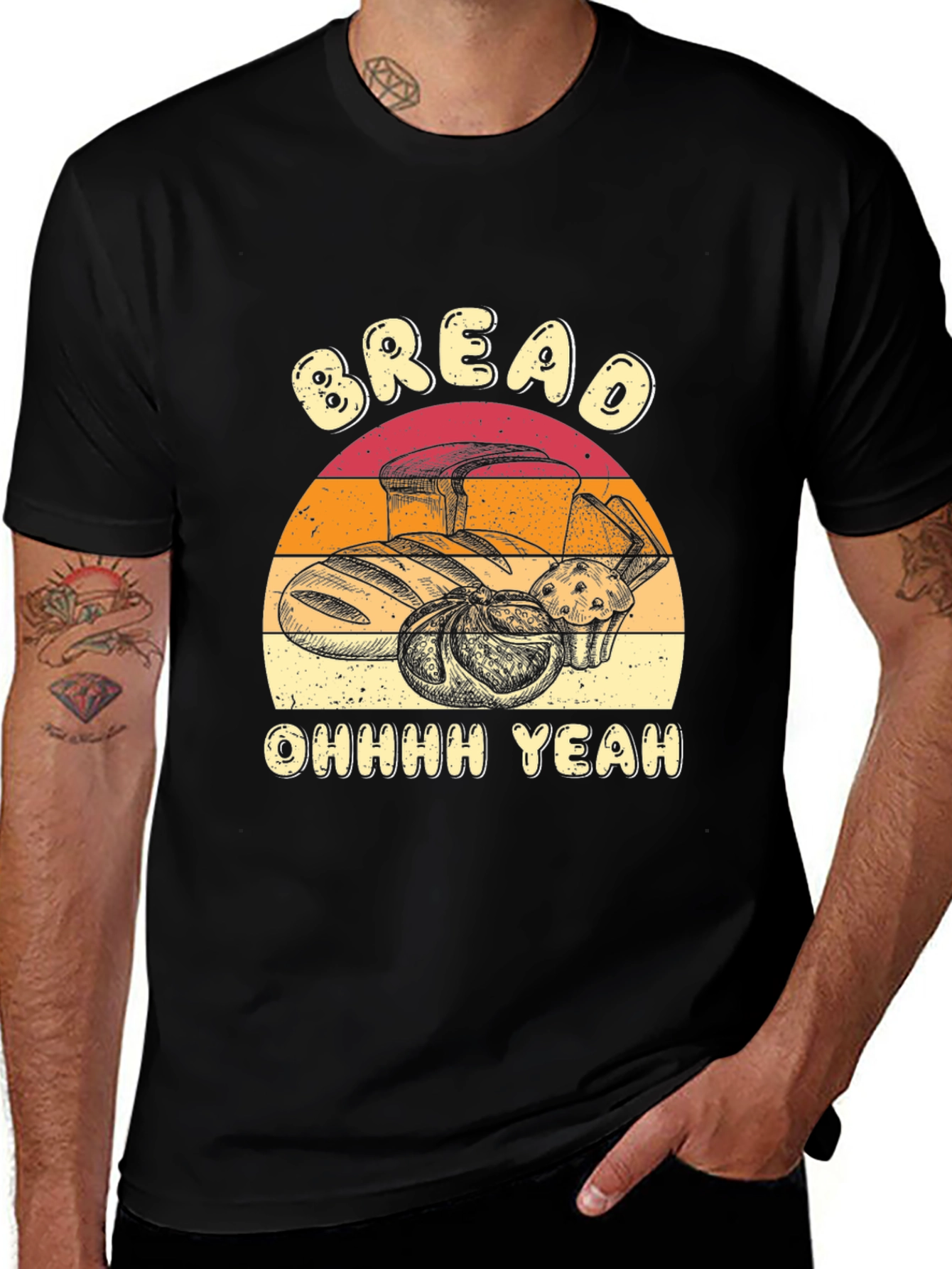 Variant 20 of Bread Lover's T-Shirt - Ohhhh Yeah!
