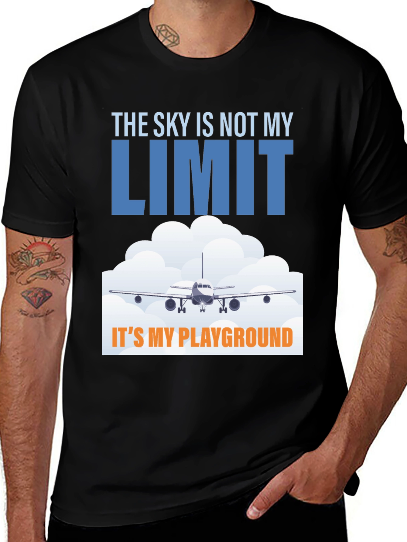 Sky's Not My Limit Airplane T-Shirt