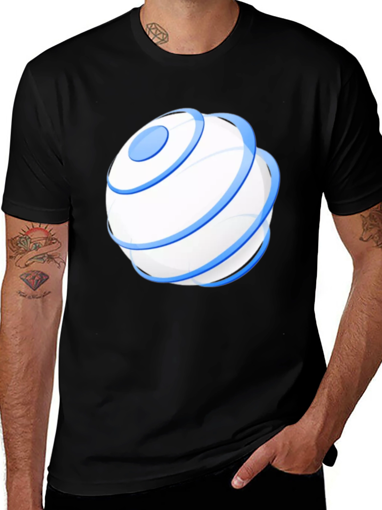 Variant 18 of Sphere Graphic Tee - Modern Design, Soft Cotton