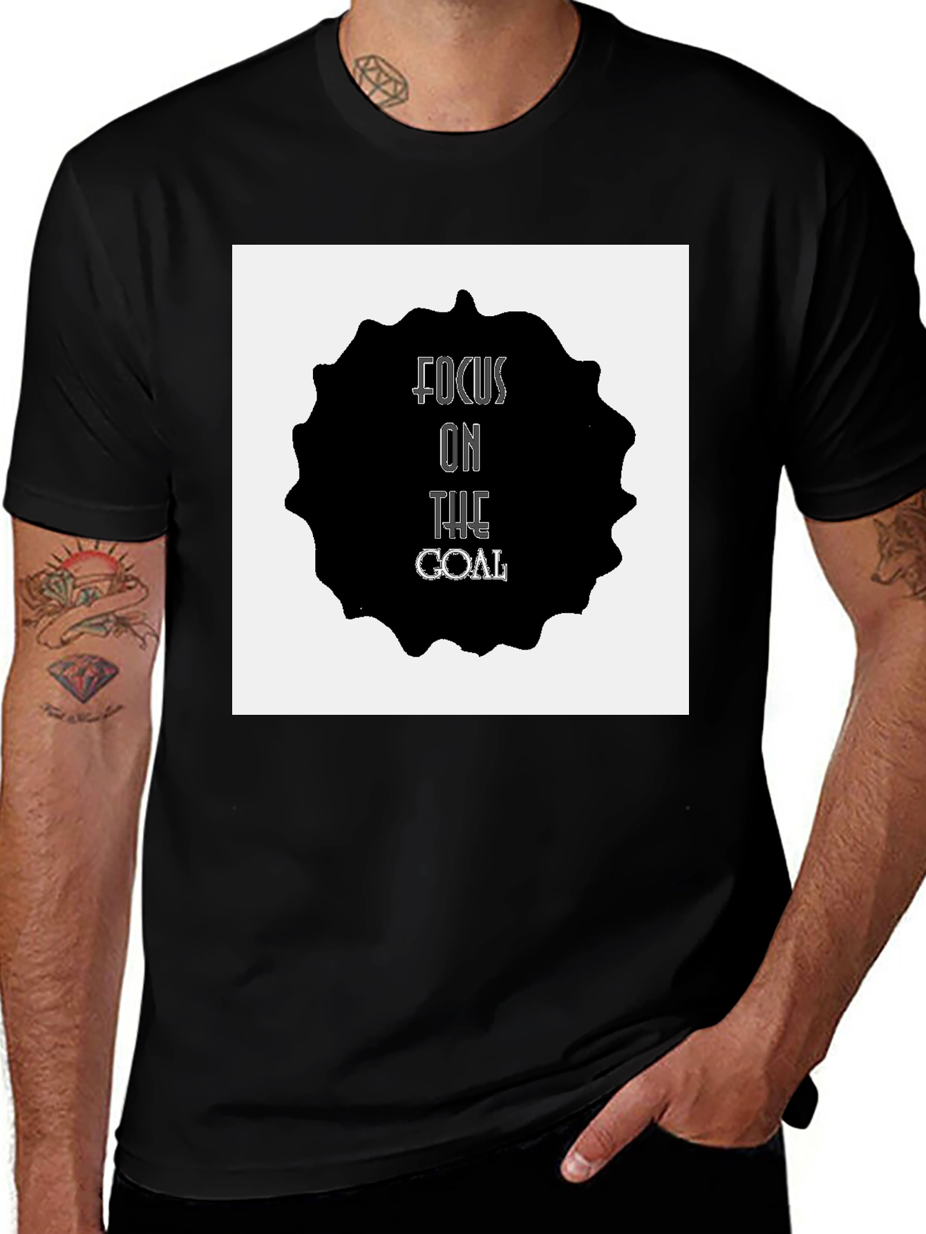Variant 3 of Focus On The Goal Graphic T-Shirt
