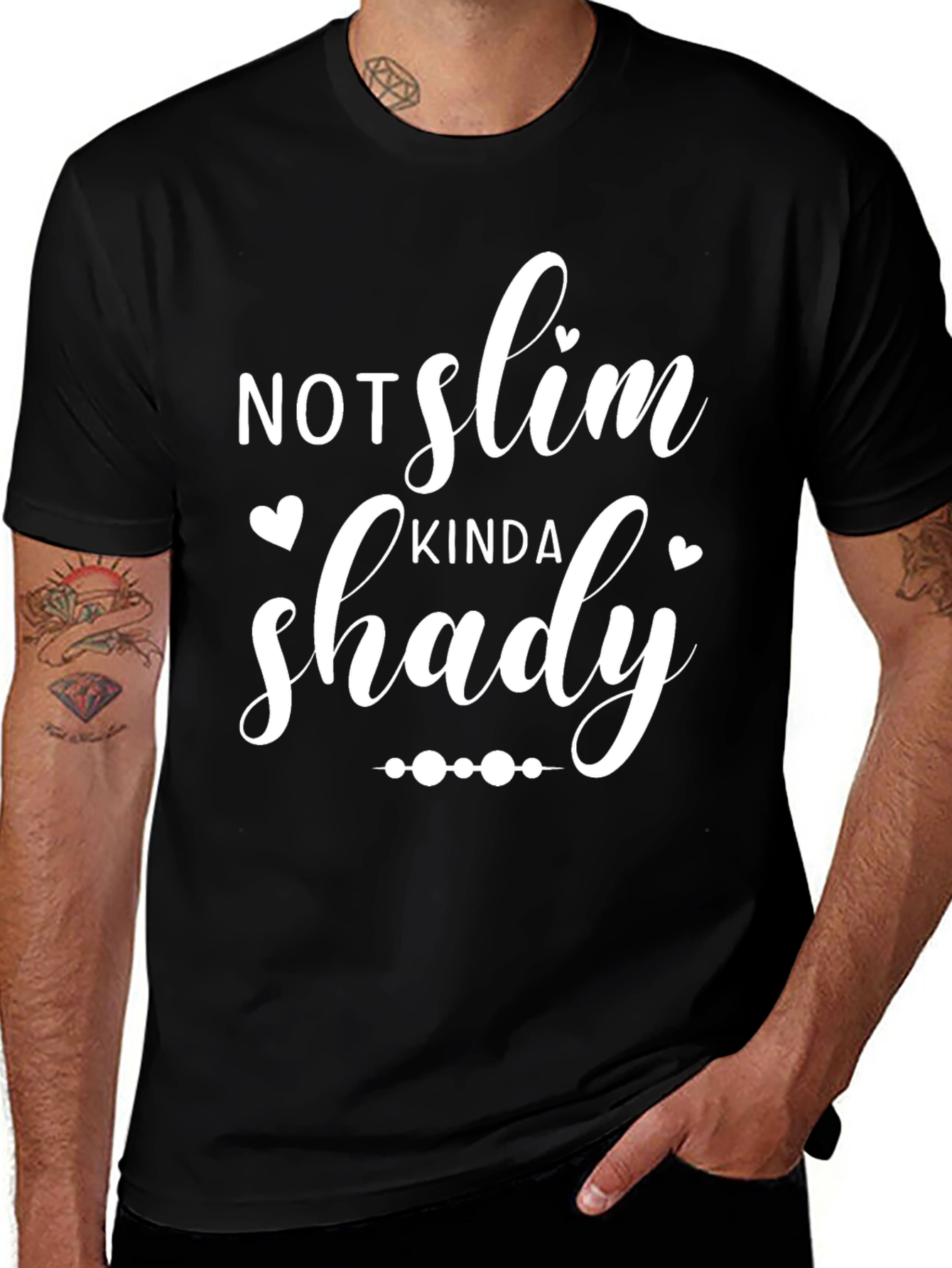 Variant 30 of Not Slim Kinda Shady Graphic Tee