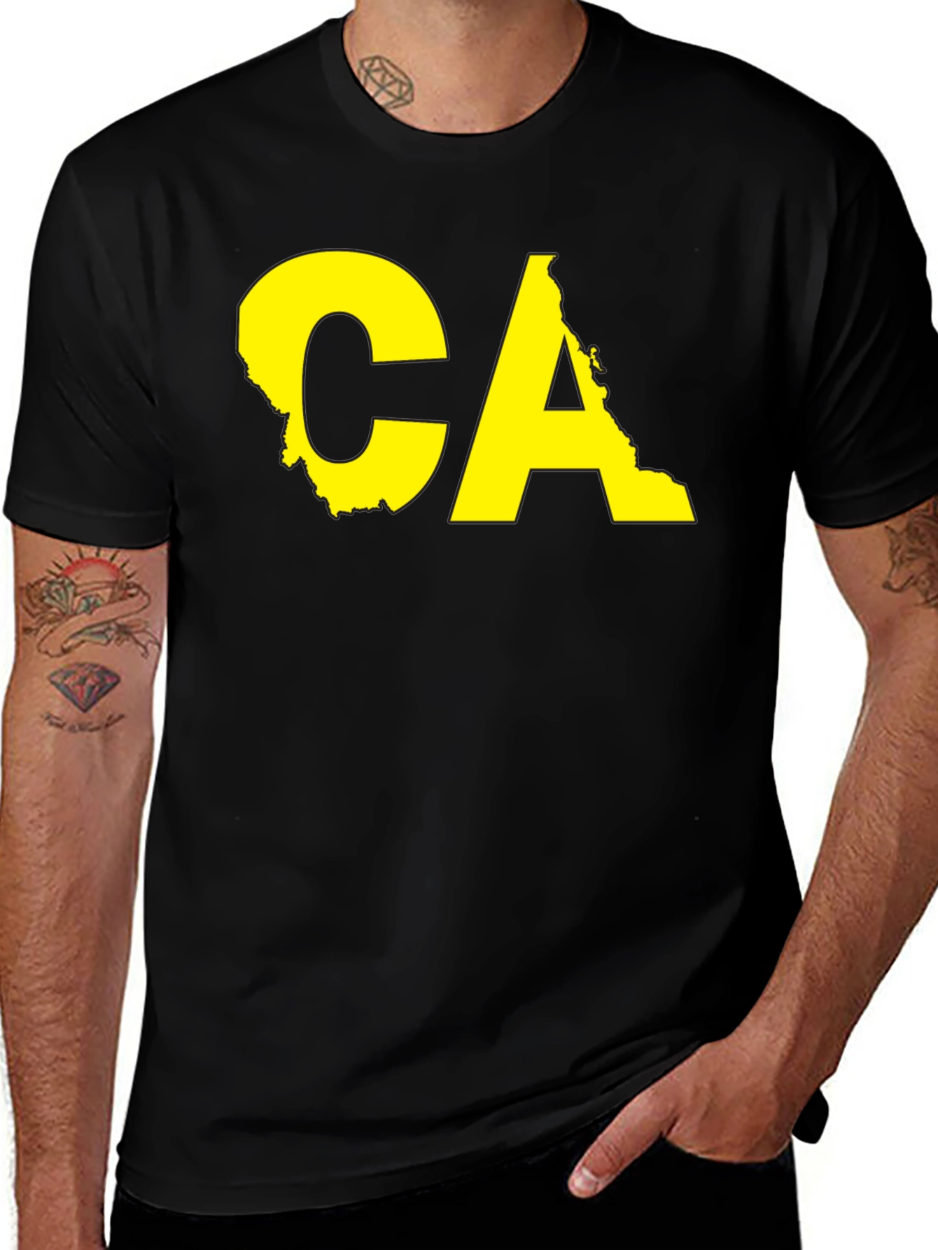California State CA Graphic Men's T-Shirt