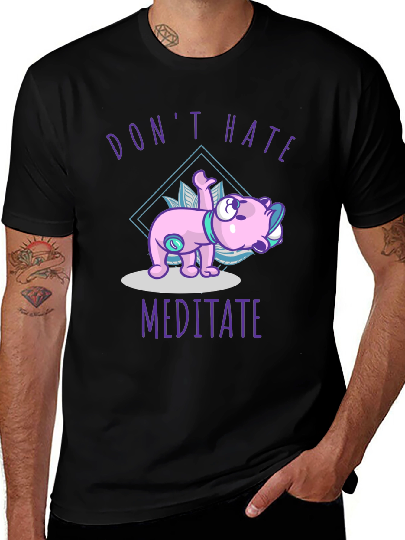 Variant 18 of Don't Hate Meditate T-Shirt