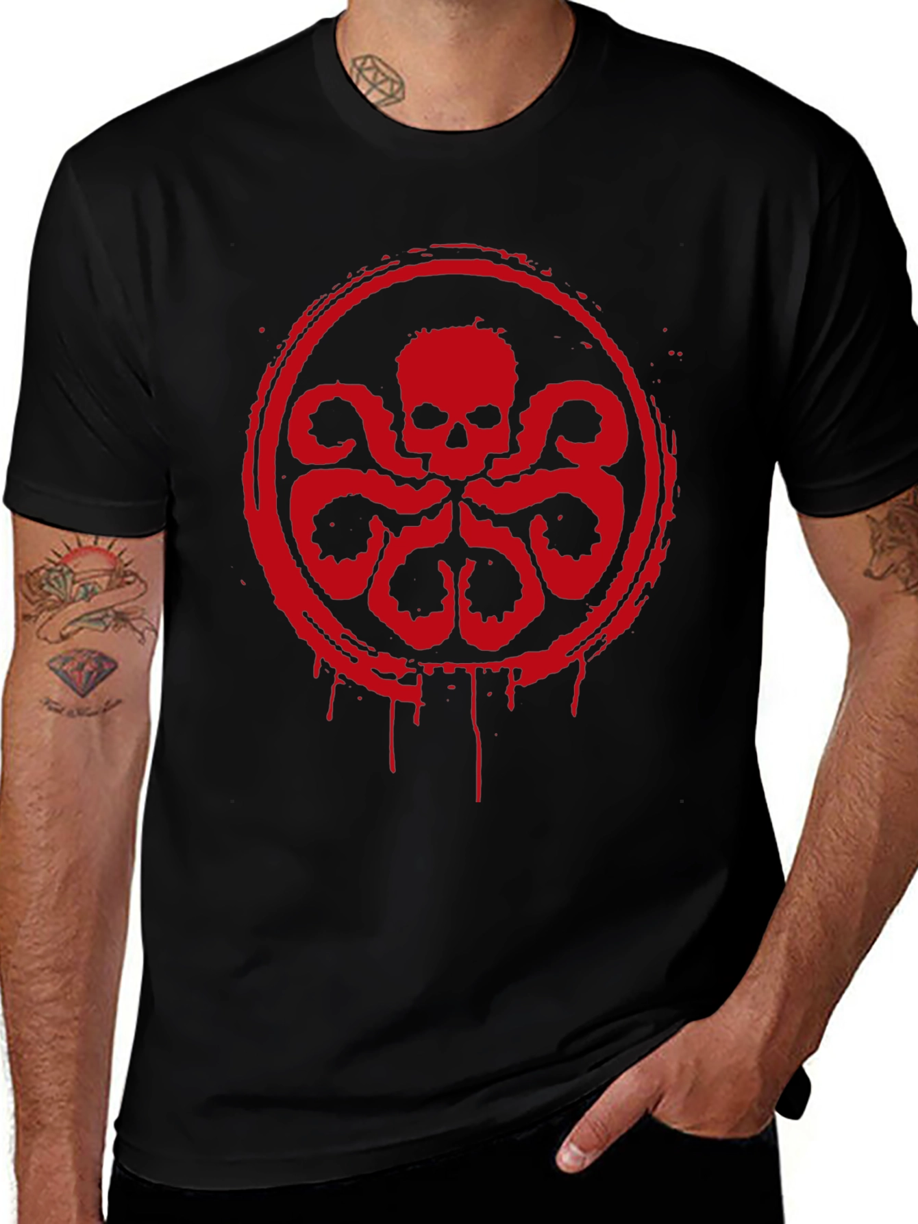 Hydra Logo T-Shirt - Hail Hydra Graphic Tee