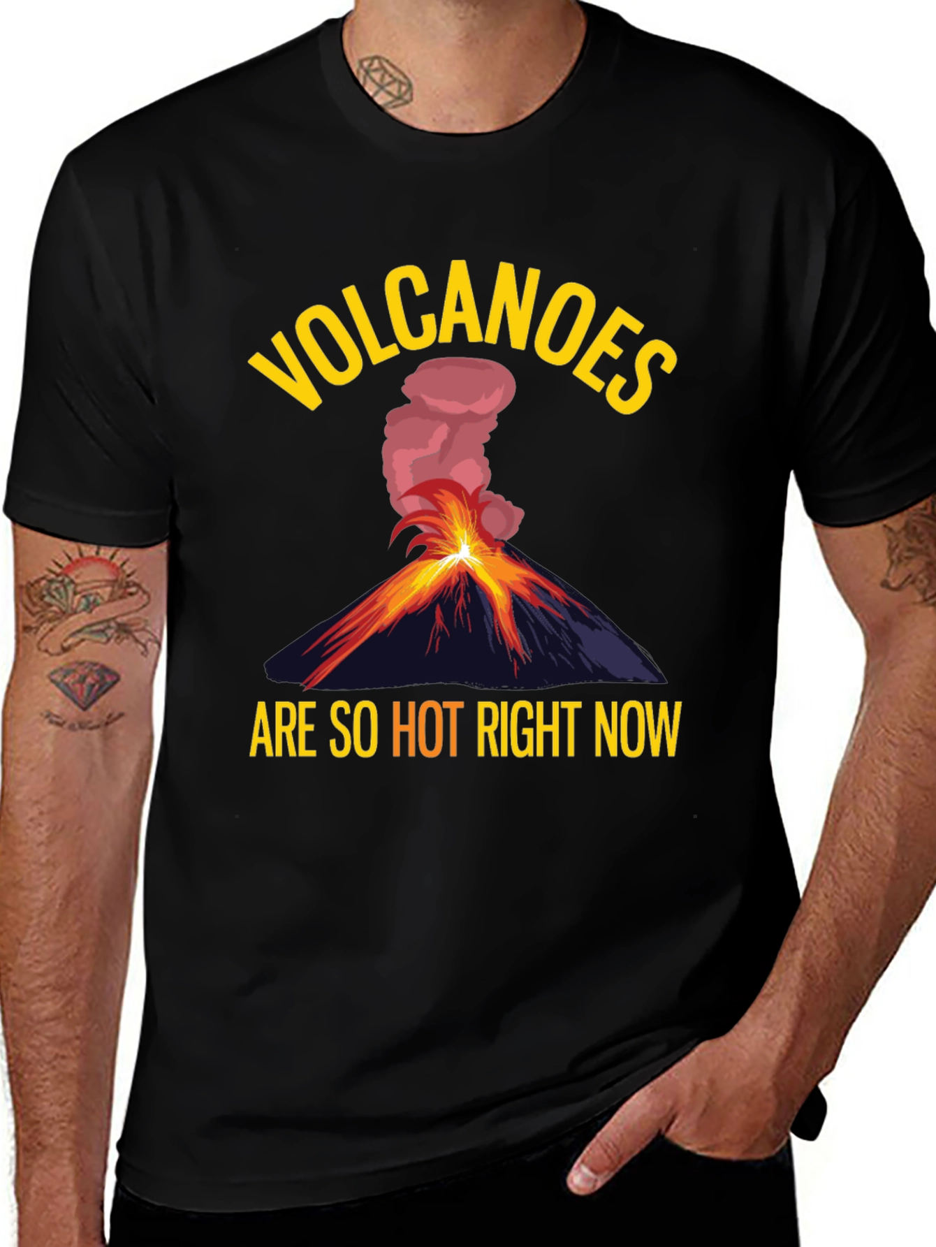 Variant 14 of Volcanoes Are So Hot Right Now Graphic Tee