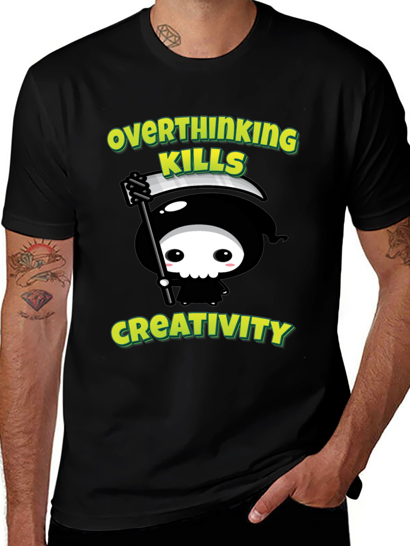 Variant 7 of Overthinking Kills Creativity T-Shirt