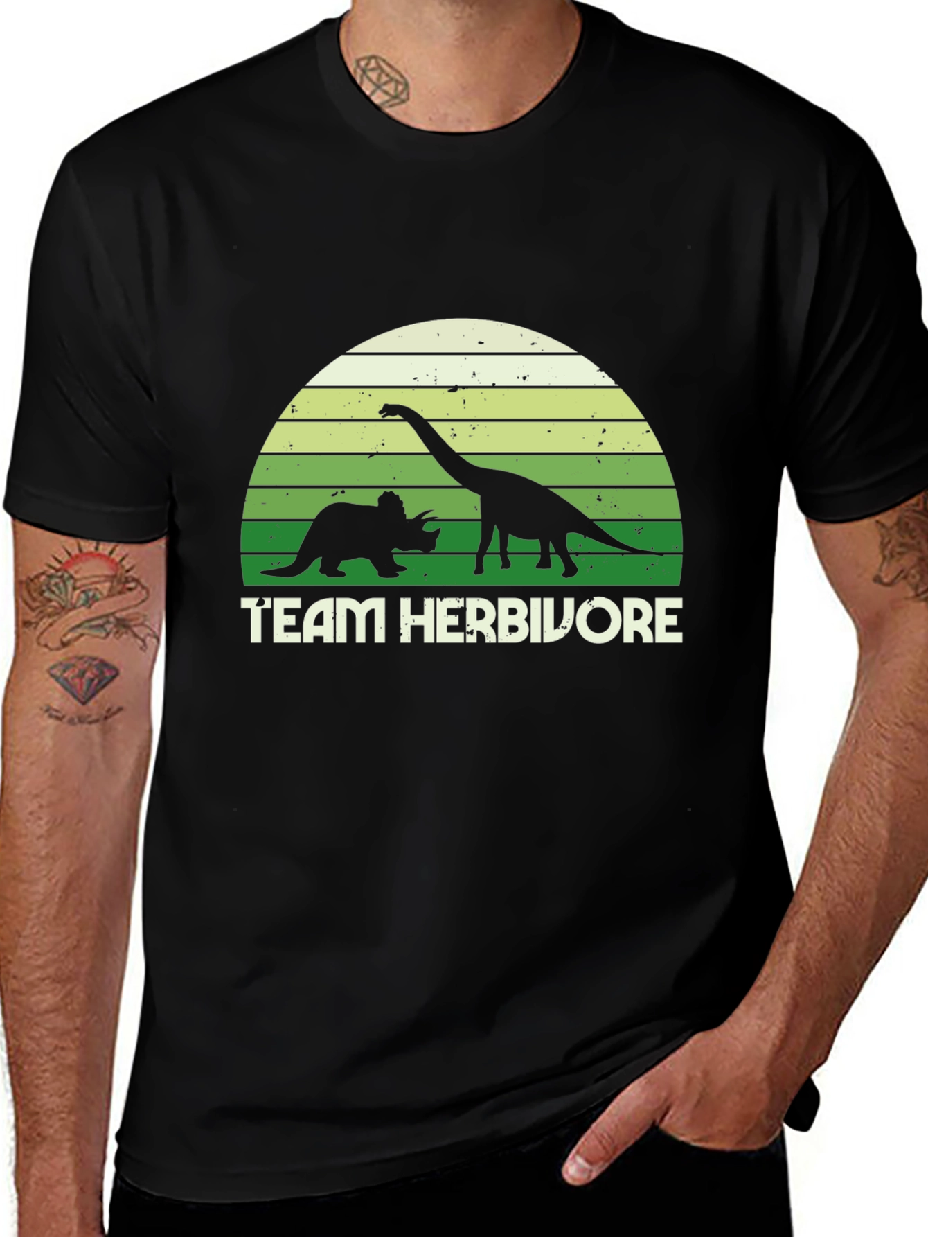 Team Herbivore Dinosaur Graphic Tee