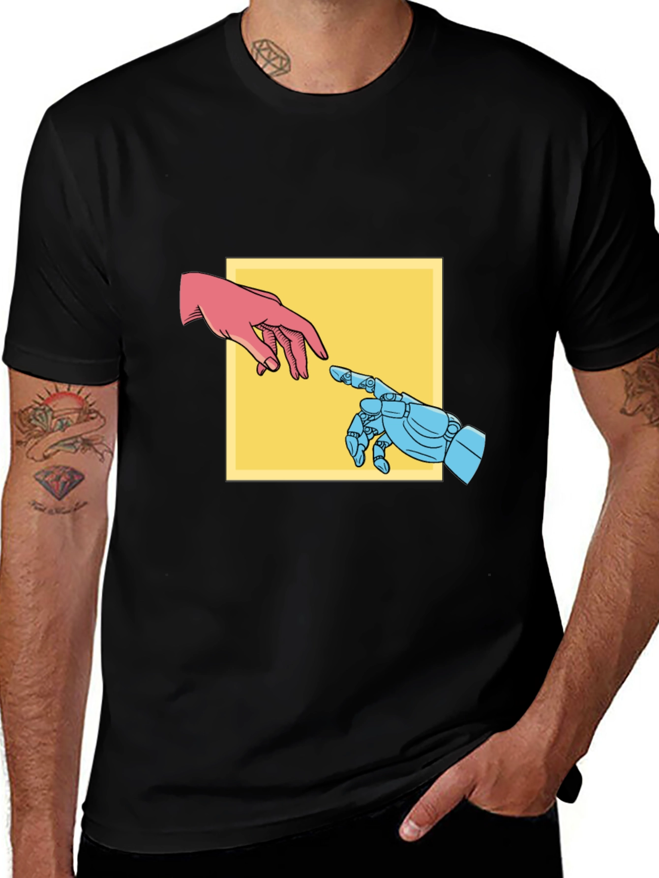 Variant 17 of Creation of Adam T-Shirt