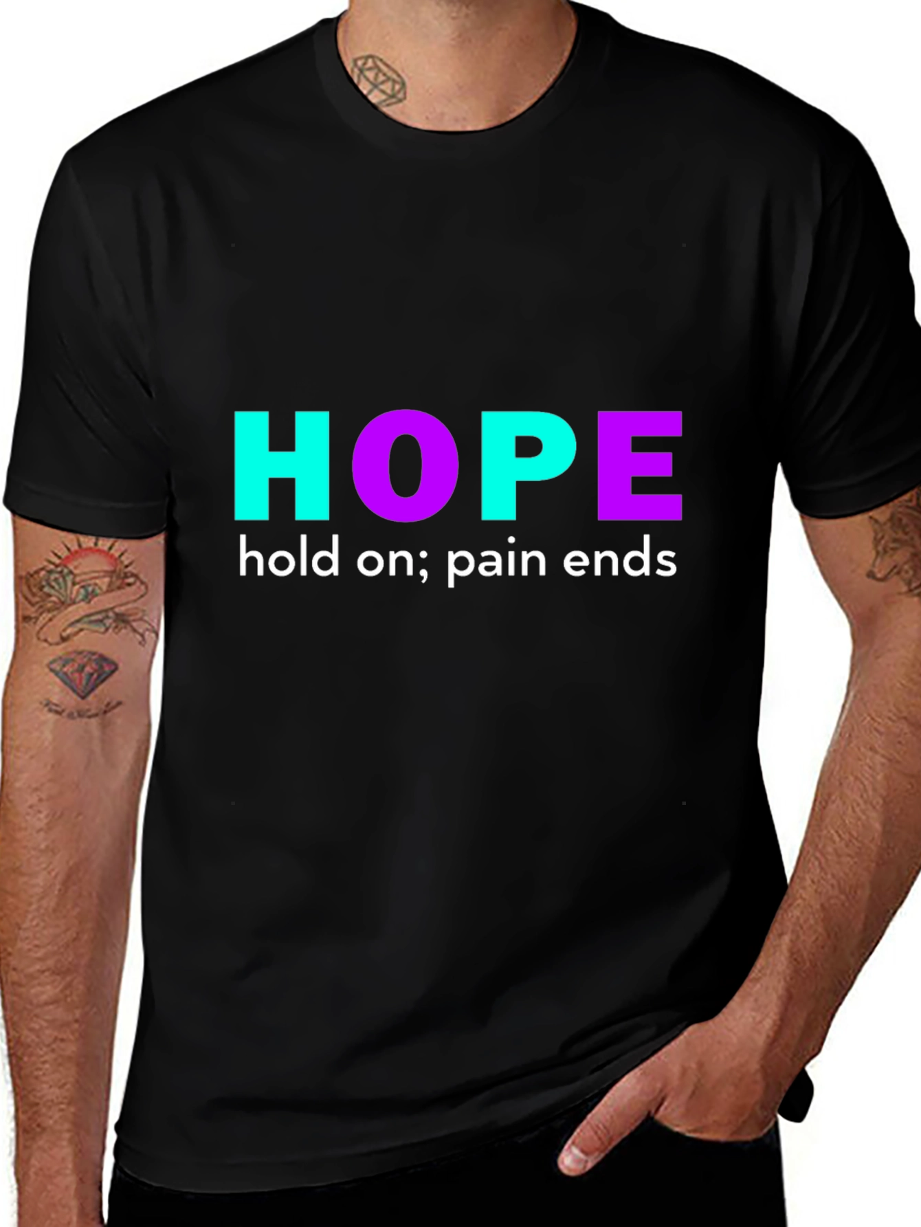 Variant 17 of Hope Graphic Print T-Shirt - Motivational Design