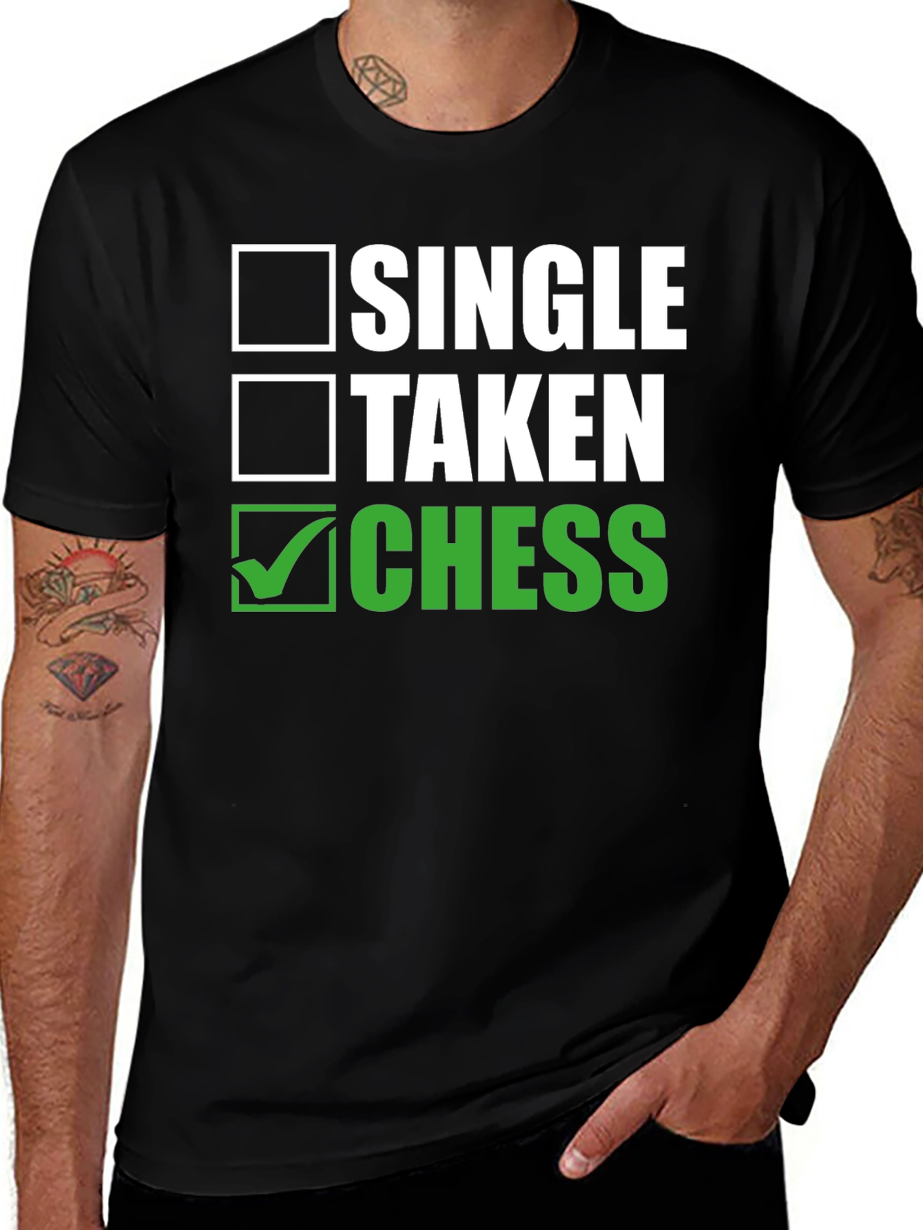 Single Taken Chess T-Shirt - Funny Chess Player Tee