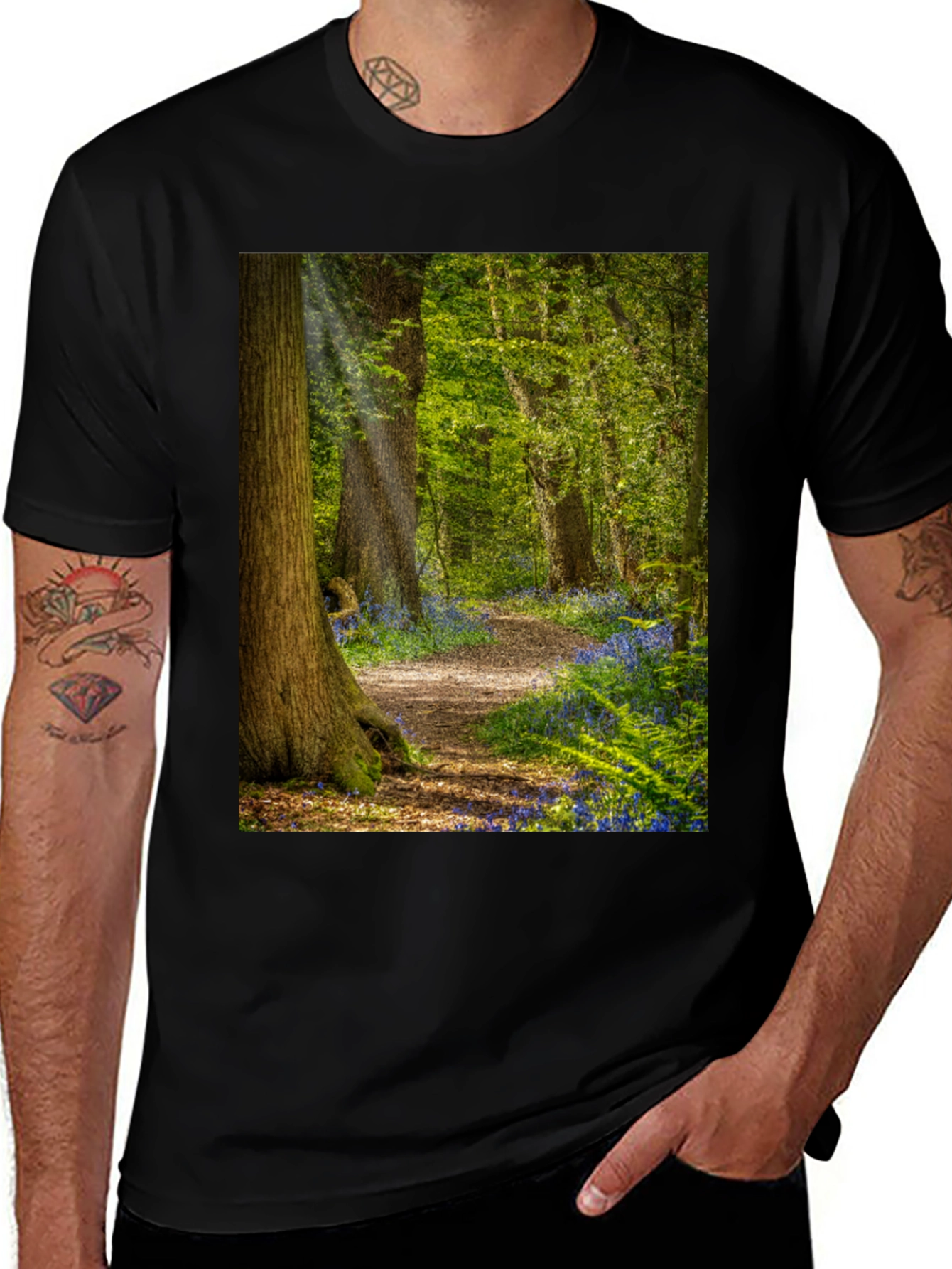 Variant 16 of Forest Path Graphic T-Shirt