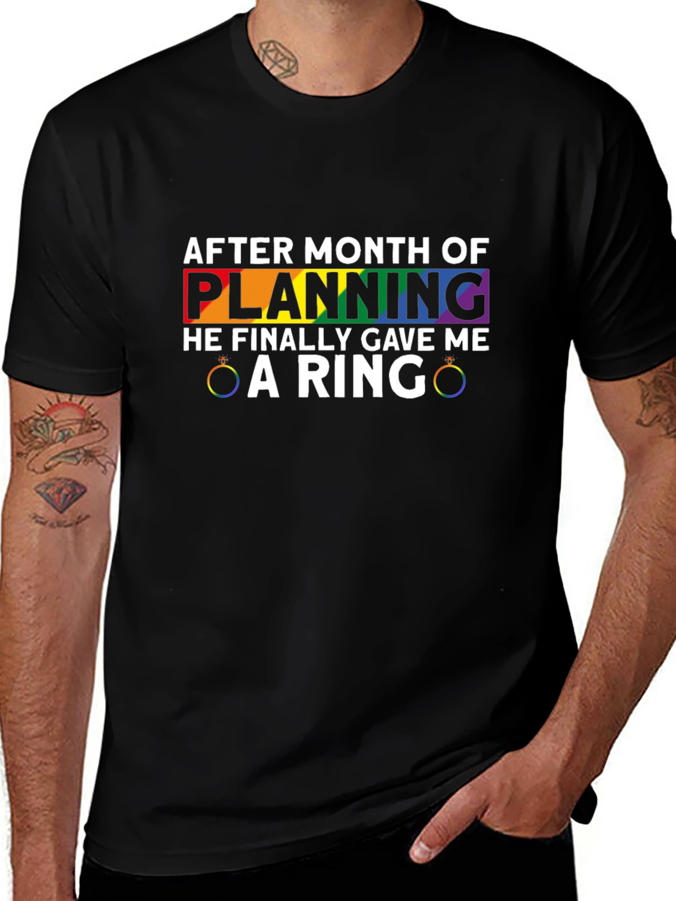 Rainbow Planning Ring T-Shirt
