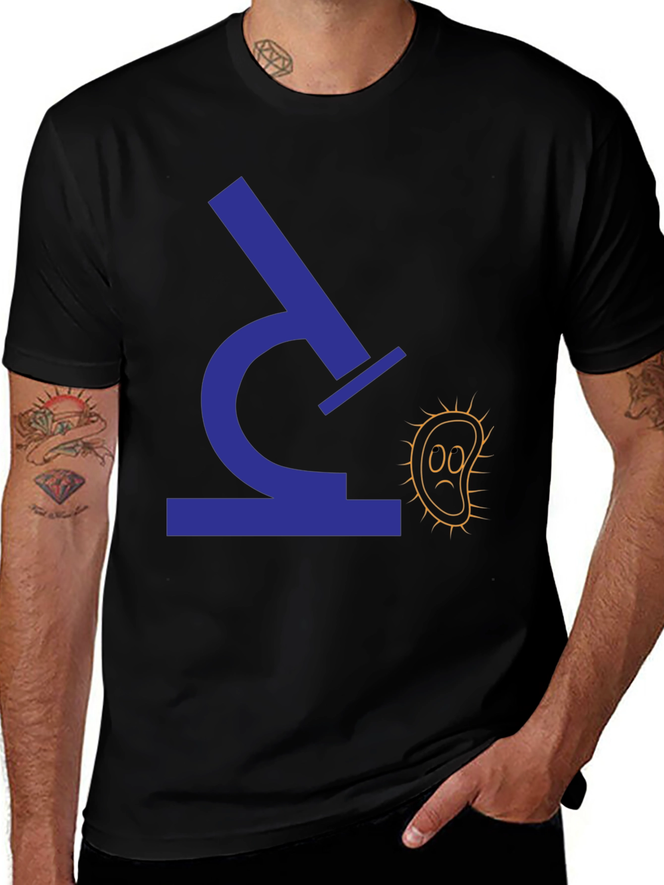 Variant 8 of Microscope Graphic T-Shirt - Science Tee